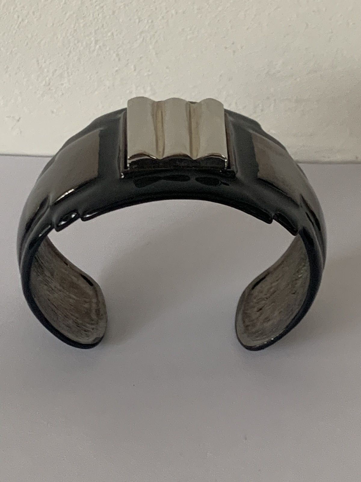 BIMBA Y LOLA Metal Art Deco Style Cuff Bangle Size ONE SIZE - 2 Thumbnail