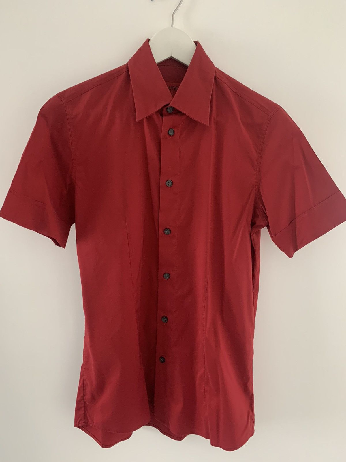 Hugo Boss Hugo Boss Stretch Cotton Shirt Size US S / EU 44-46 / 1 - 1 Thumbnail