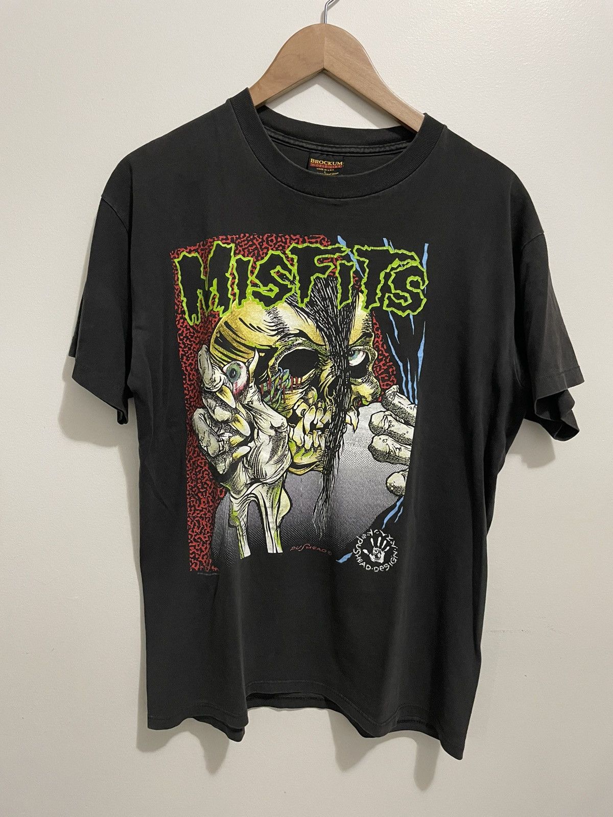 Vintage Vintage 90s Misfits Pushead Band T-shirt | Grailed