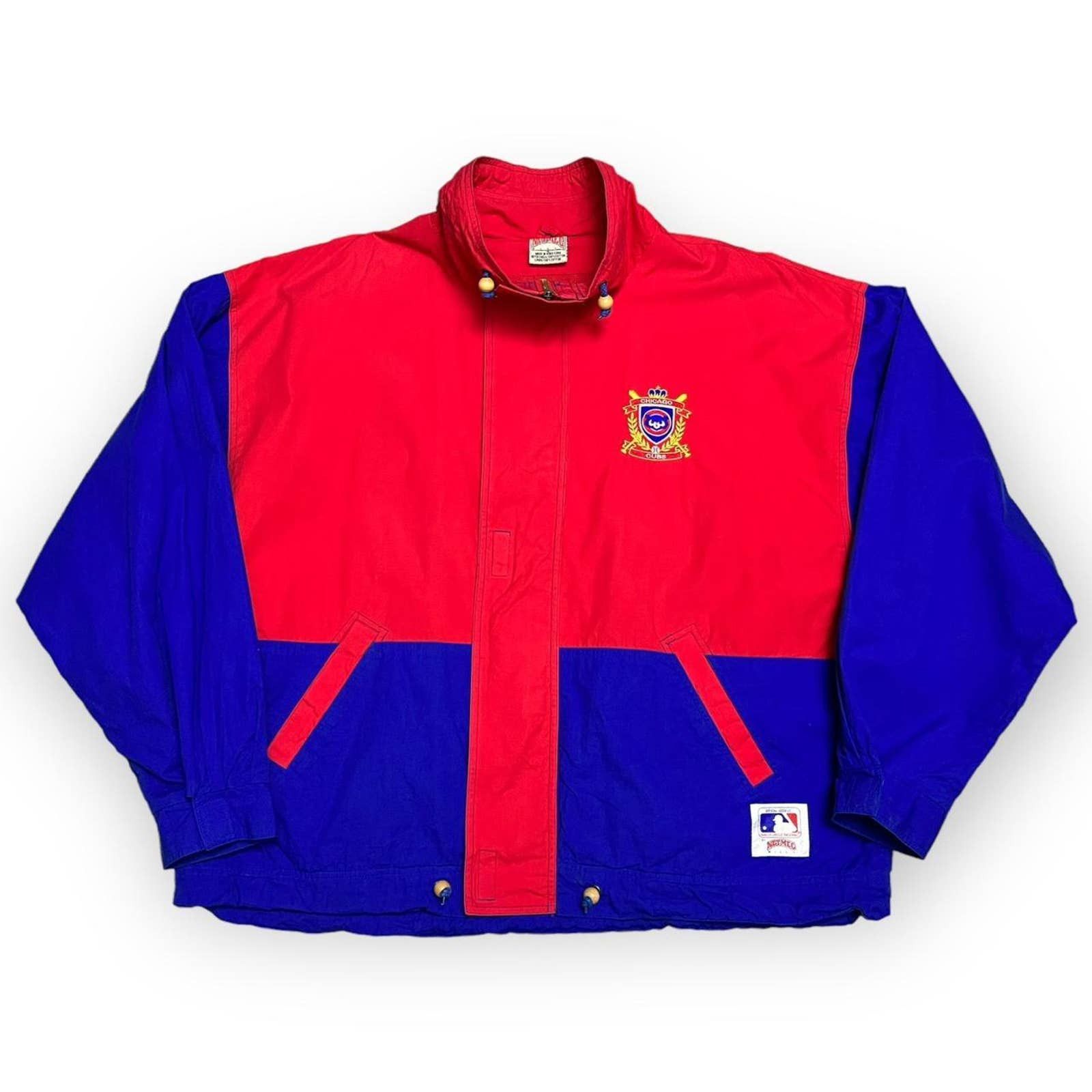 Nutmeg RARE Nutmeg CHICAGO CUBS Vintage 90s MLB Baseball Jacket Size US XL / EU 56 / 4 - 1 Thumbnail