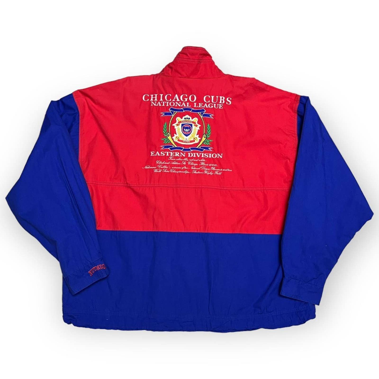 Nutmeg RARE Nutmeg CHICAGO CUBS Vintage 90s MLB Baseball Jacket Size US XL / EU 56 / 4 - 2 Thumbnail