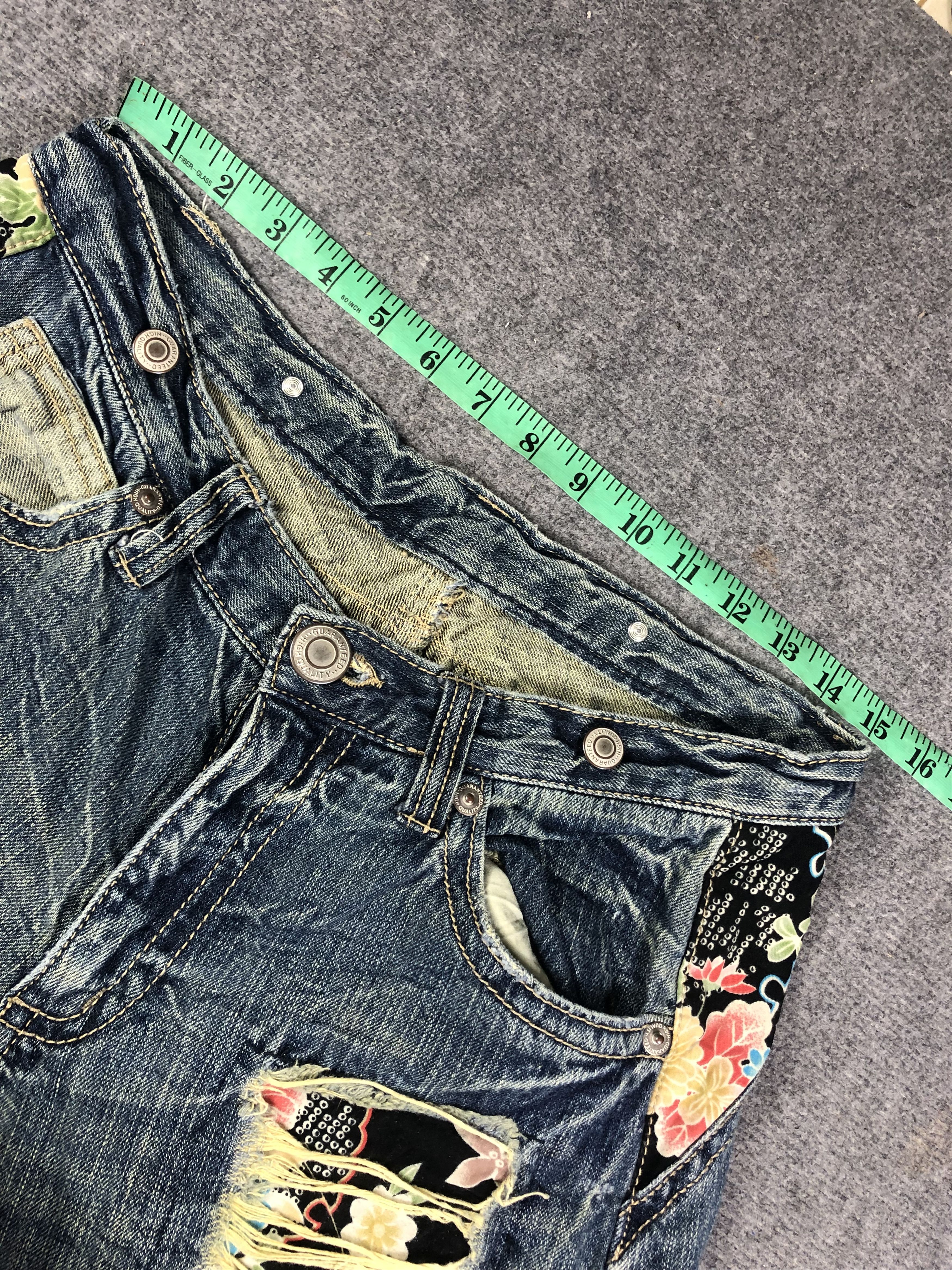 Other Wash Blue Sukajan Jeans 32x25 Size 32" / US 10 / IT 46 - 6 Thumbnail