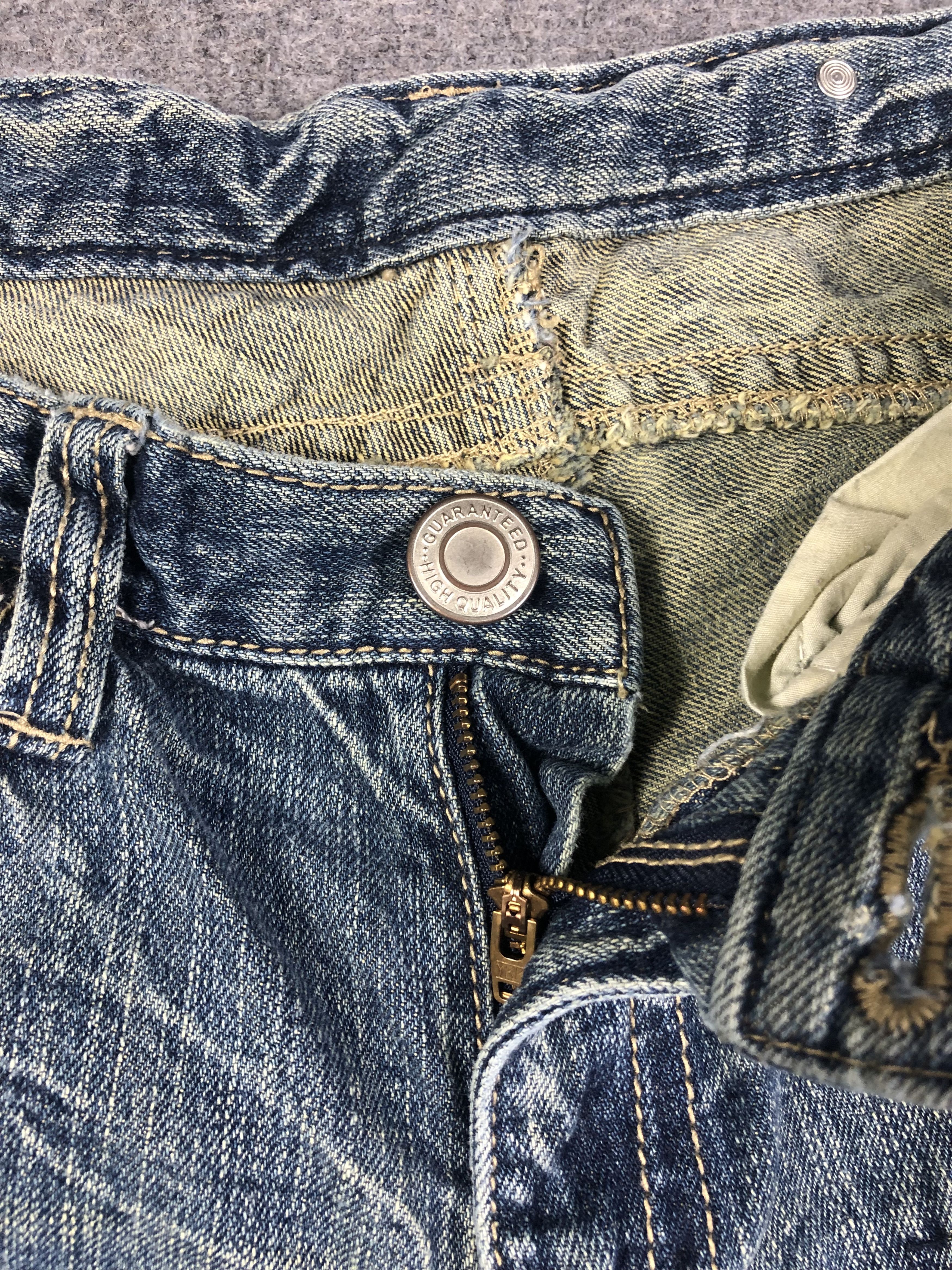 Other Wash Blue Sukajan Jeans 32x25 Size 32" / US 10 / IT 46 - 3 Thumbnail