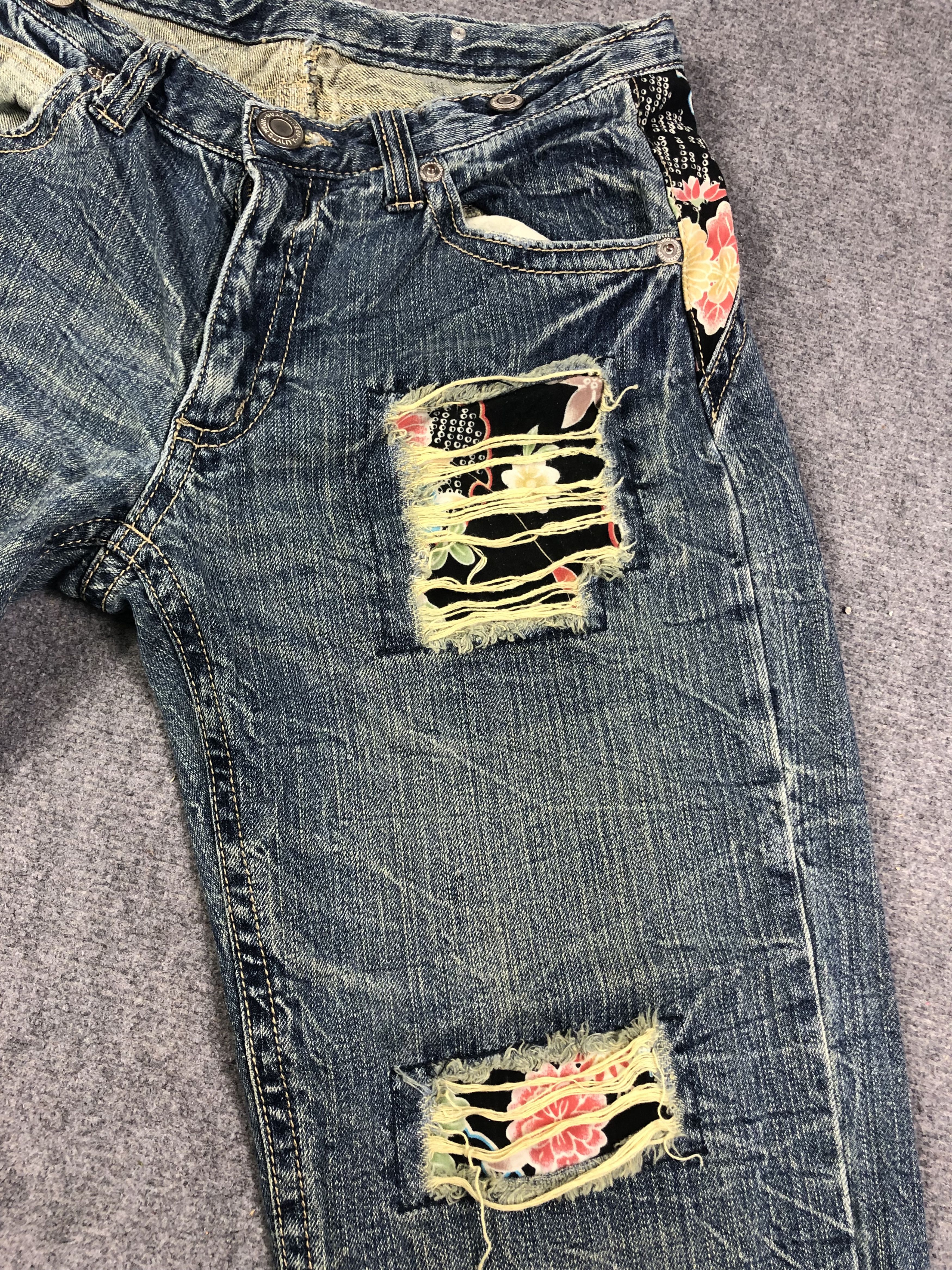Other Wash Blue Sukajan Jeans 32x25 Size 32" / US 10 / IT 46 - 8 Thumbnail