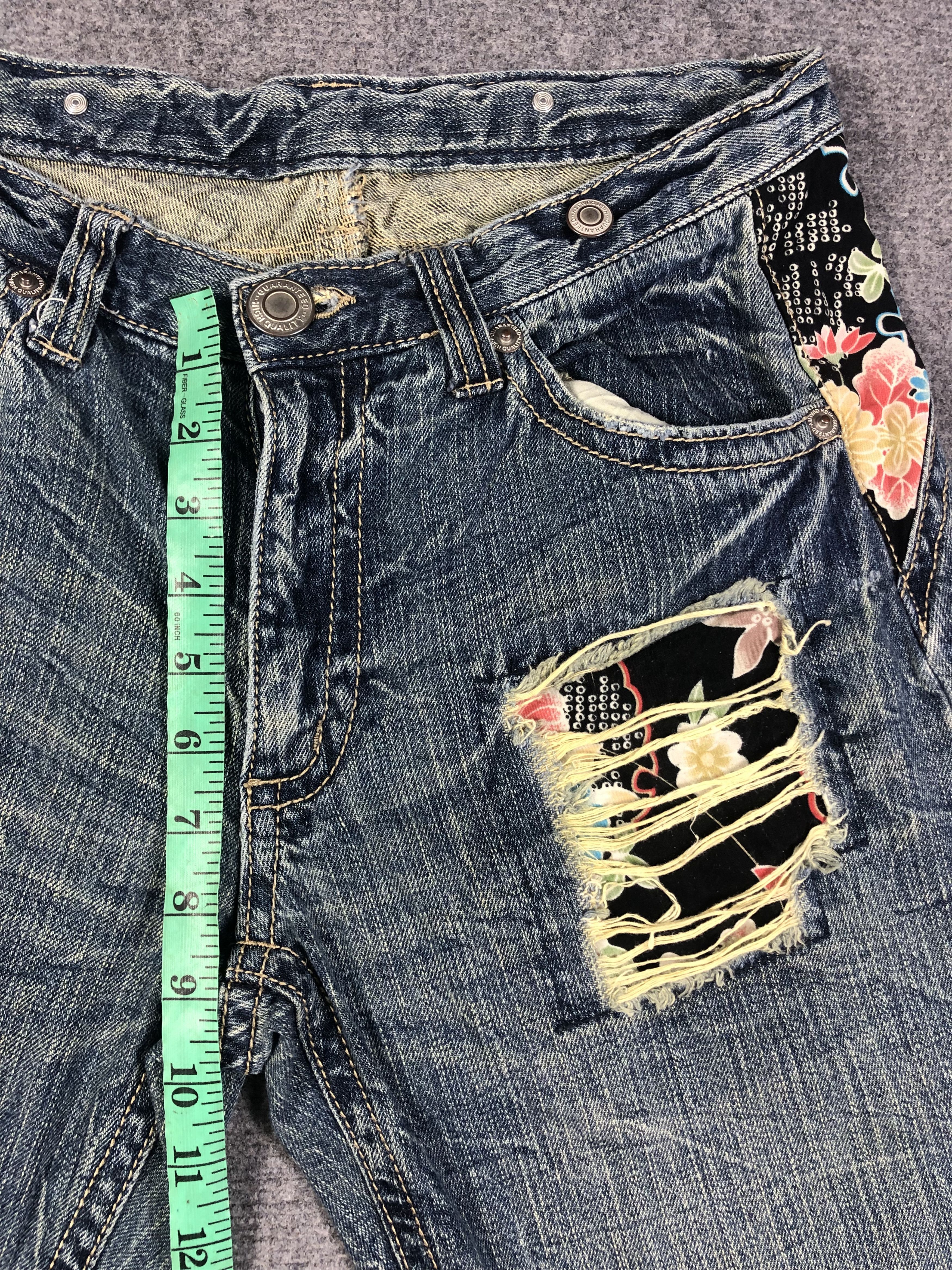 Other Wash Blue Sukajan Jeans 32x25 Size 32" / US 10 / IT 46 - 7 Thumbnail