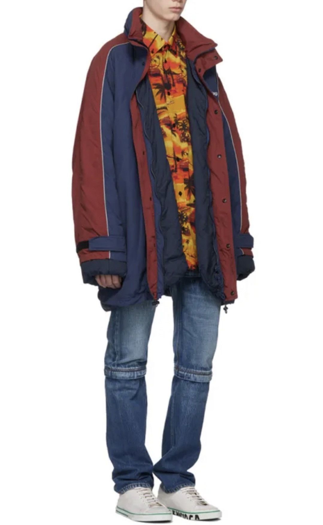 Balenciaga norm fit hawaiian shirt medium gently used grailed