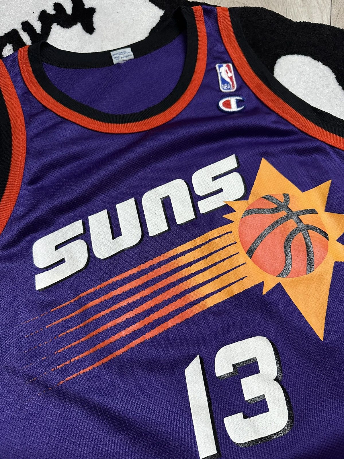 Champion × NBA × Vintage Vintage 90s Steve Nash Pheonix Suns Champion Jersey veryRare Size US M / EU 48-50 / 2 - 3 Thumbnail