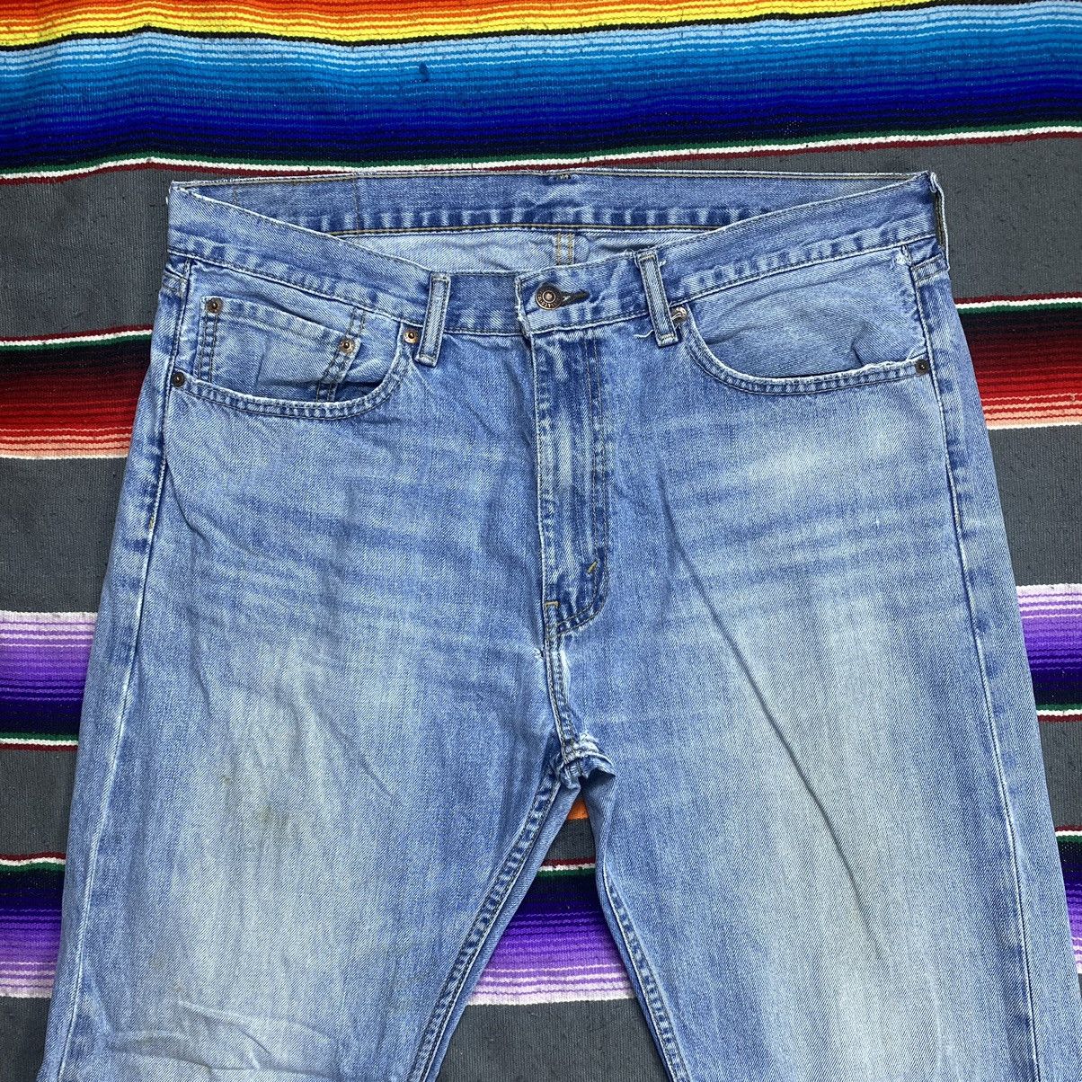 Levi's Vintage Levi’s 505 Washed Blue Denim Size US 38 / EU 54 - 2 Thumbnail
