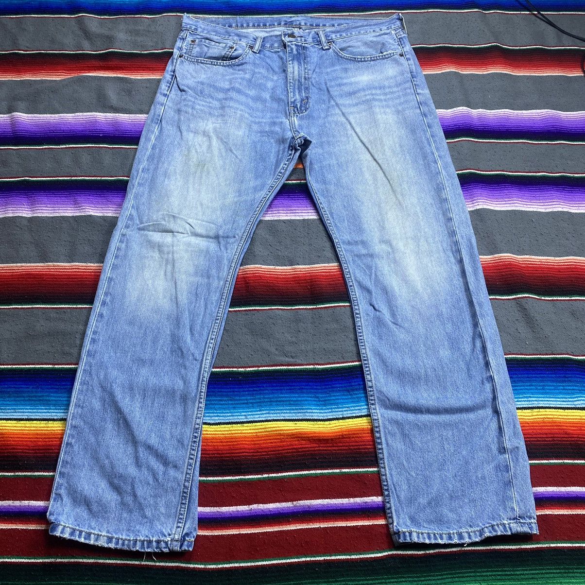 Levi's Vintage Levi’s 505 Washed Blue Denim Size US 38 / EU 54 - 3 Thumbnail