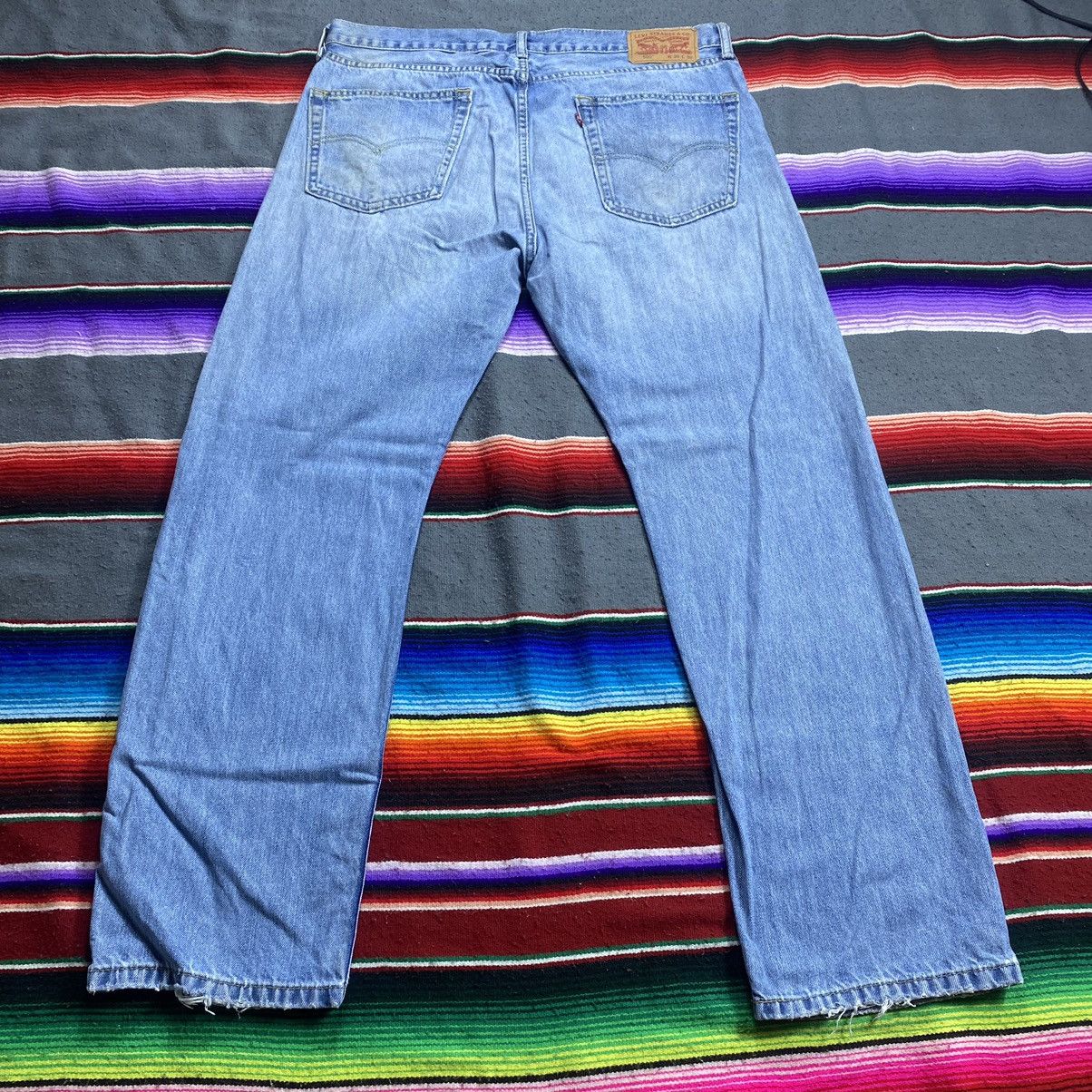 Levi's Vintage Levi’s 505 Washed Blue Denim Size US 38 / EU 54 - 9 Thumbnail