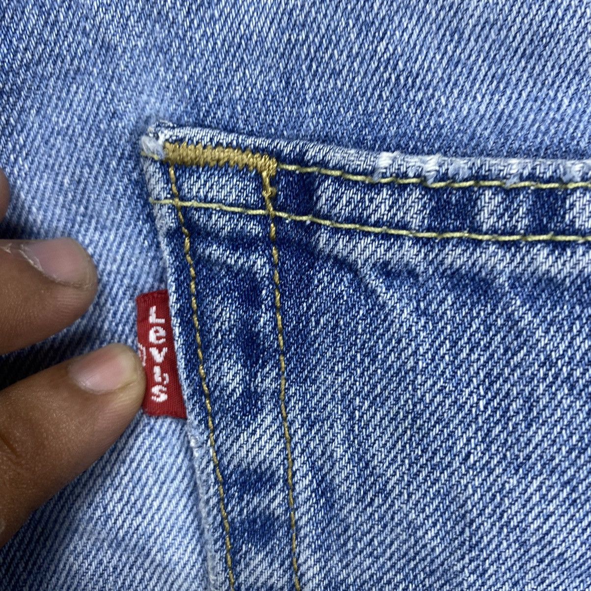 Levi's Vintage Levi’s 505 Washed Blue Denim Size US 38 / EU 54 - 11 Thumbnail