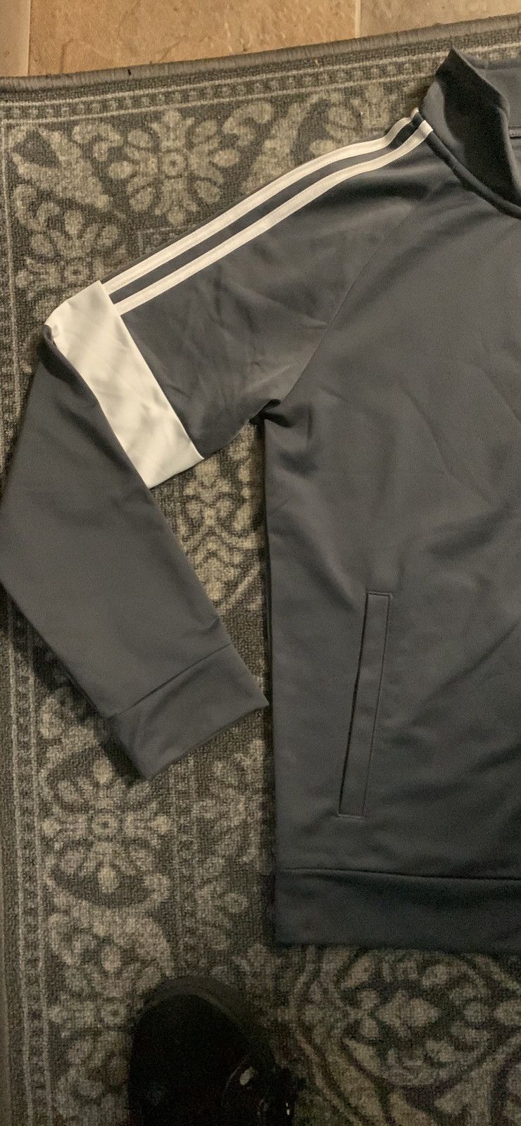 Adidas × Vintage Adidas Silver Jacket Zip Up Streetwear Y2K 2000s Thrift Size US S / EU 44-46 / 1 - 3 Thumbnail