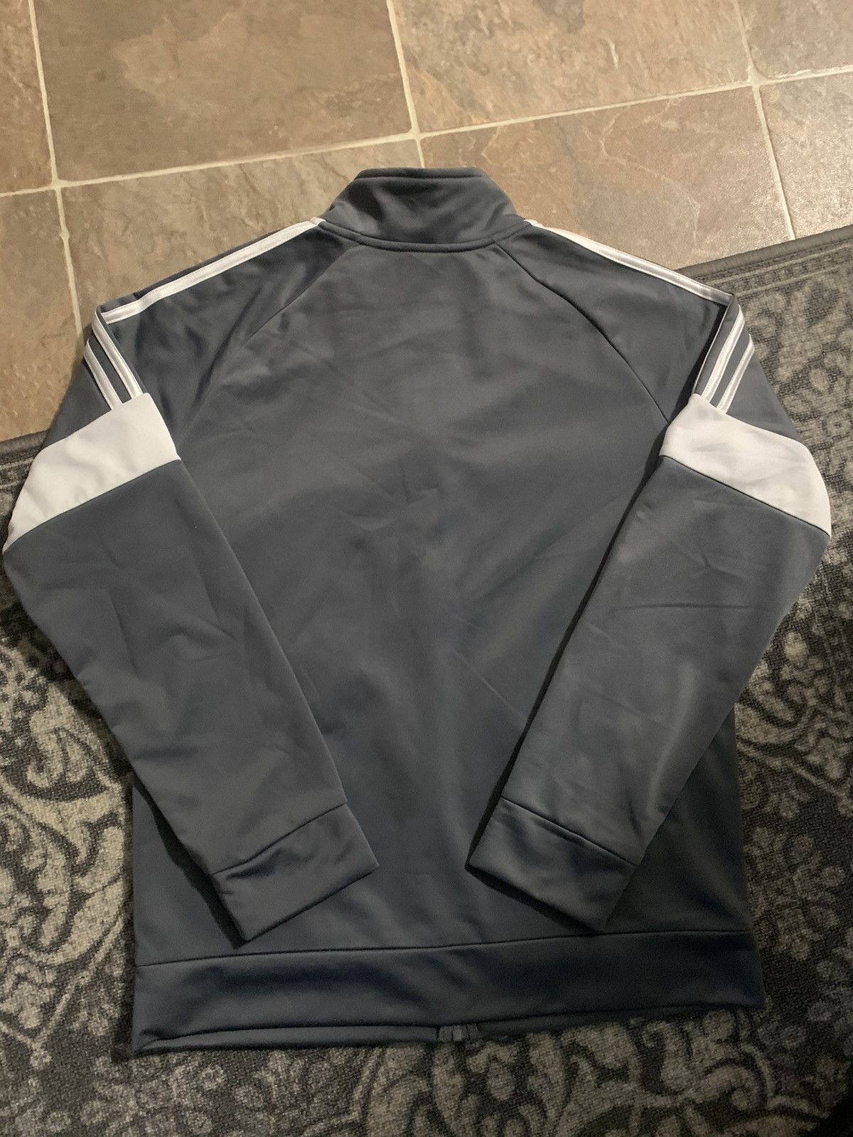 Adidas × Vintage Adidas Silver Jacket Zip Up Streetwear Y2K 2000s Thrift Size US S / EU 44-46 / 1 - 10 Thumbnail
