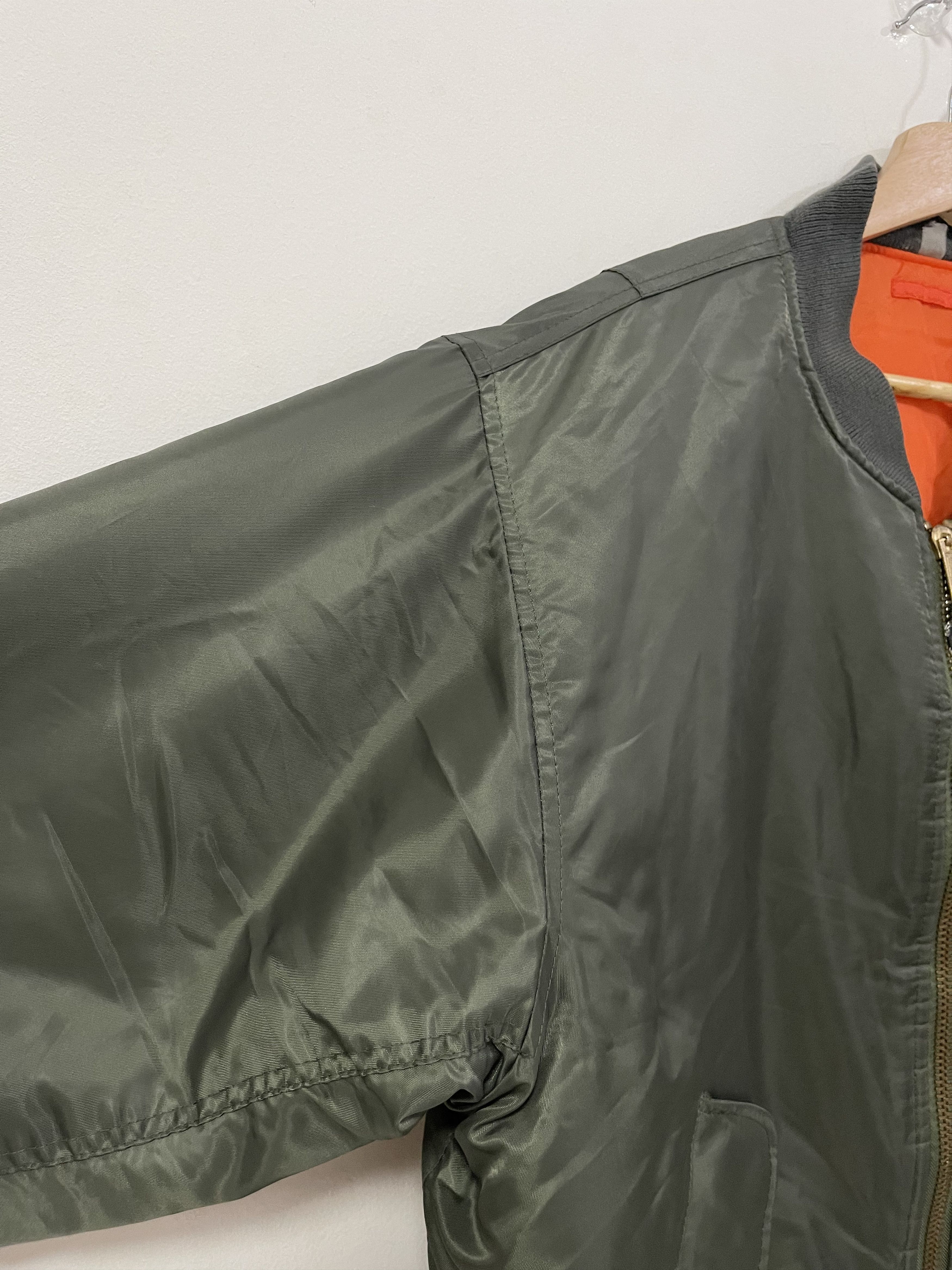 Vintage Vintage Usaf Ma 1 military Bomber Style Jacket Size US XL / EU 56 / 4 - 3 Thumbnail