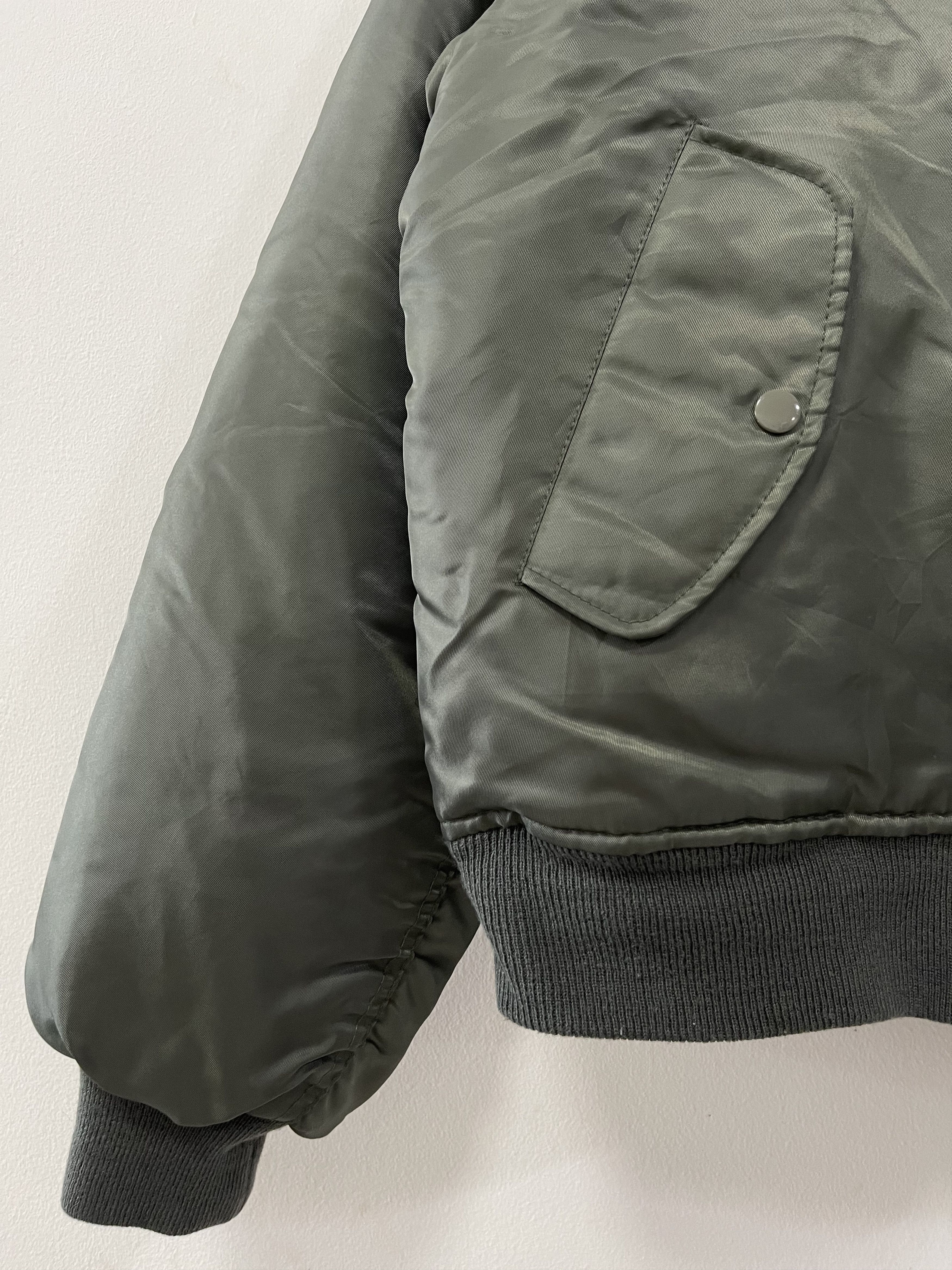 Vintage Vintage Usaf Ma 1 military Bomber Style Jacket Size US XL / EU 56 / 4 - 7 Thumbnail