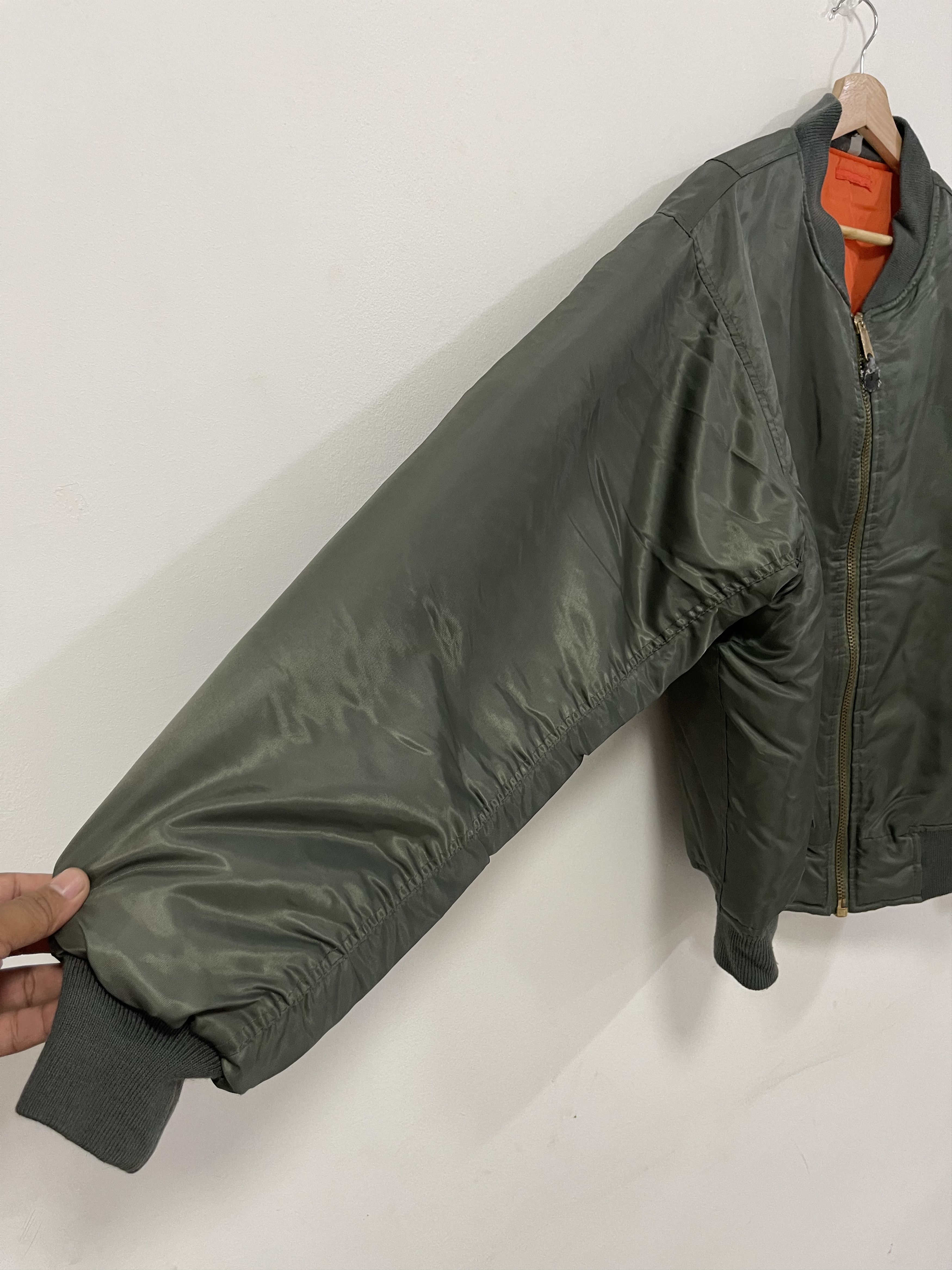 Vintage Vintage Usaf Ma 1 military Bomber Style Jacket Size US XL / EU 56 / 4 - 2 Thumbnail