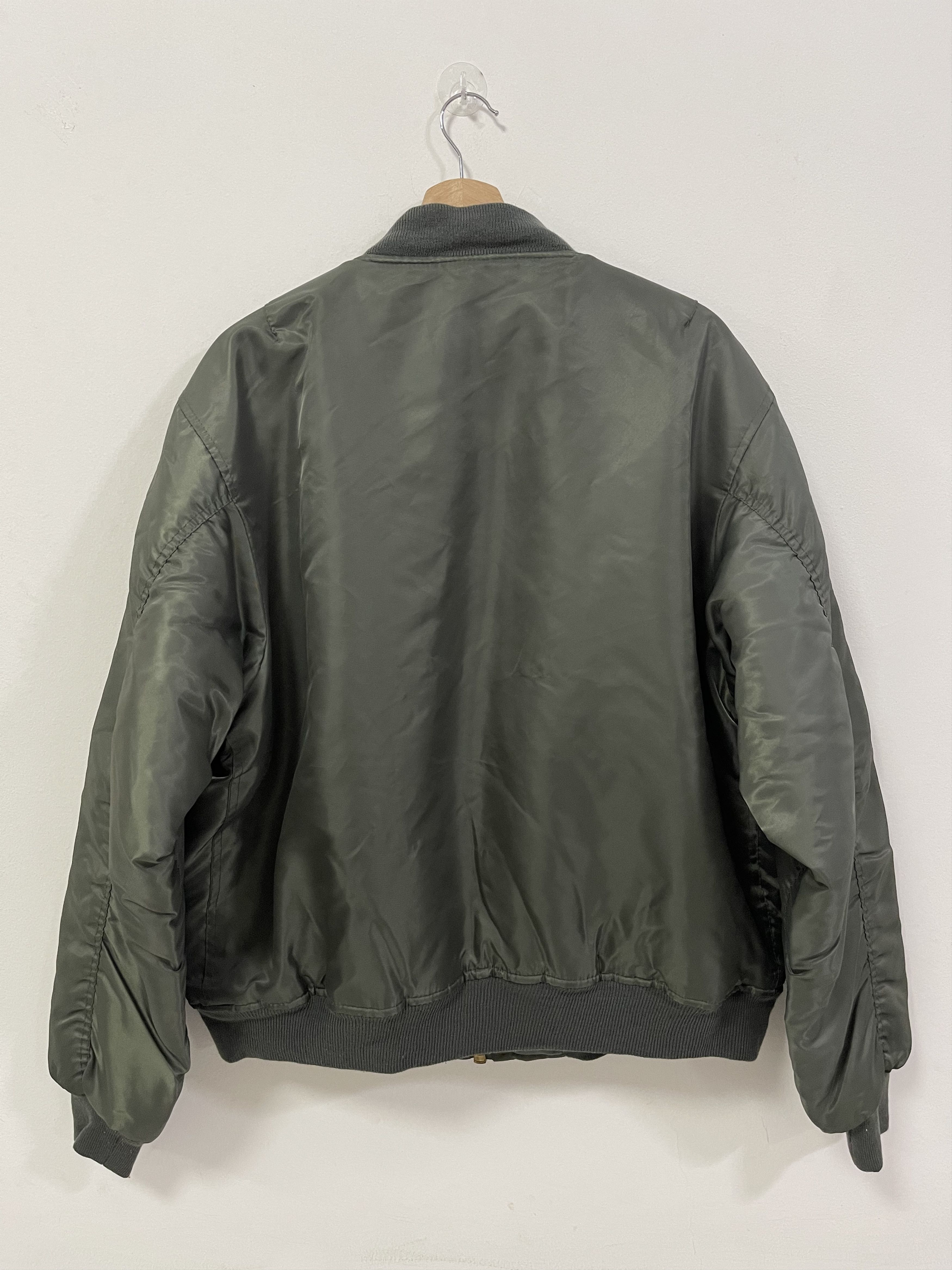 Vintage Vintage Usaf Ma 1 military Bomber Style Jacket Size US XL / EU 56 / 4 - 9 Thumbnail