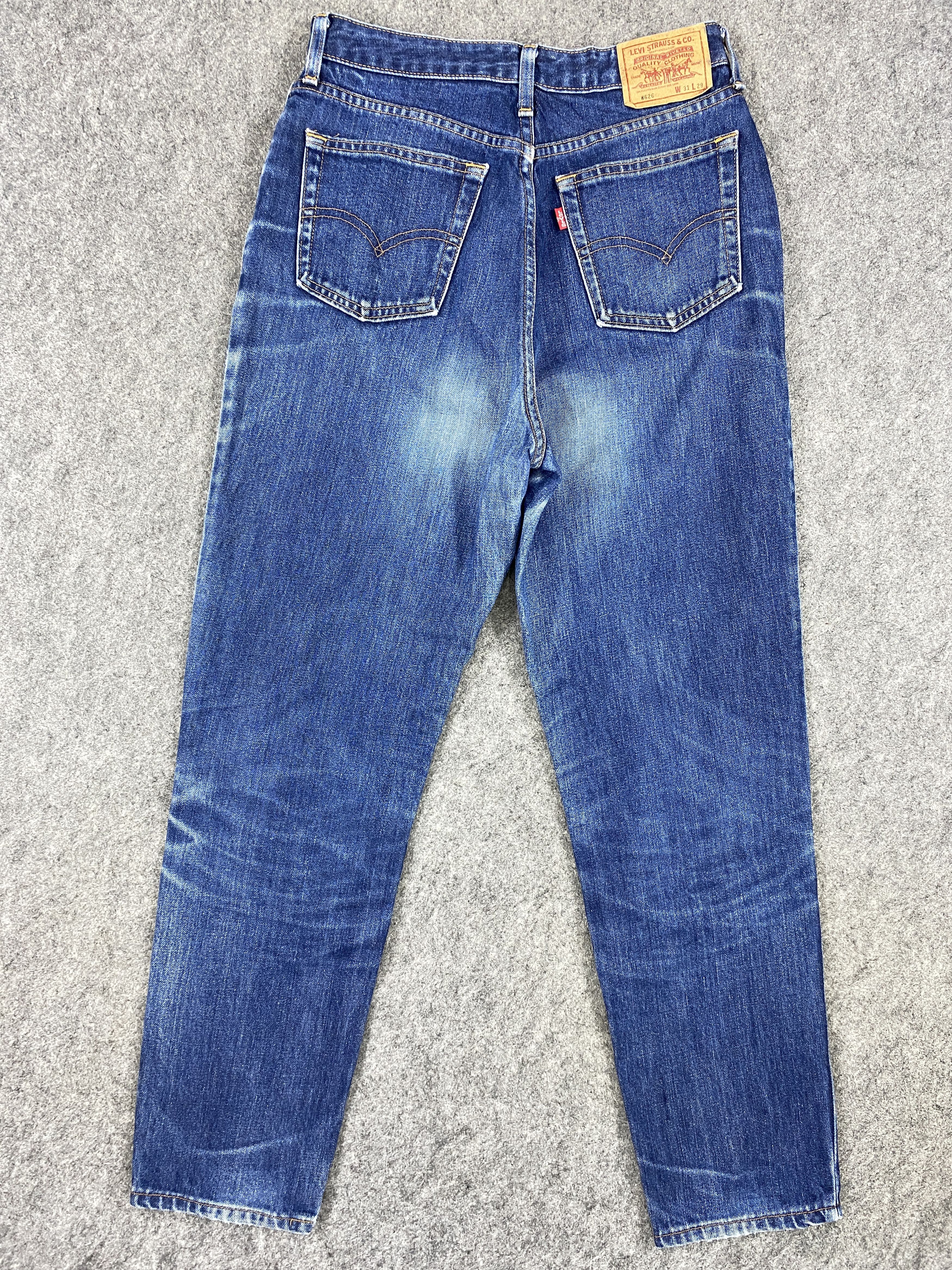 Levi's Distressed Blue Vintage Levi's 626 27x27 Denim -SJ063 Size US 27 - 2 Thumbnail