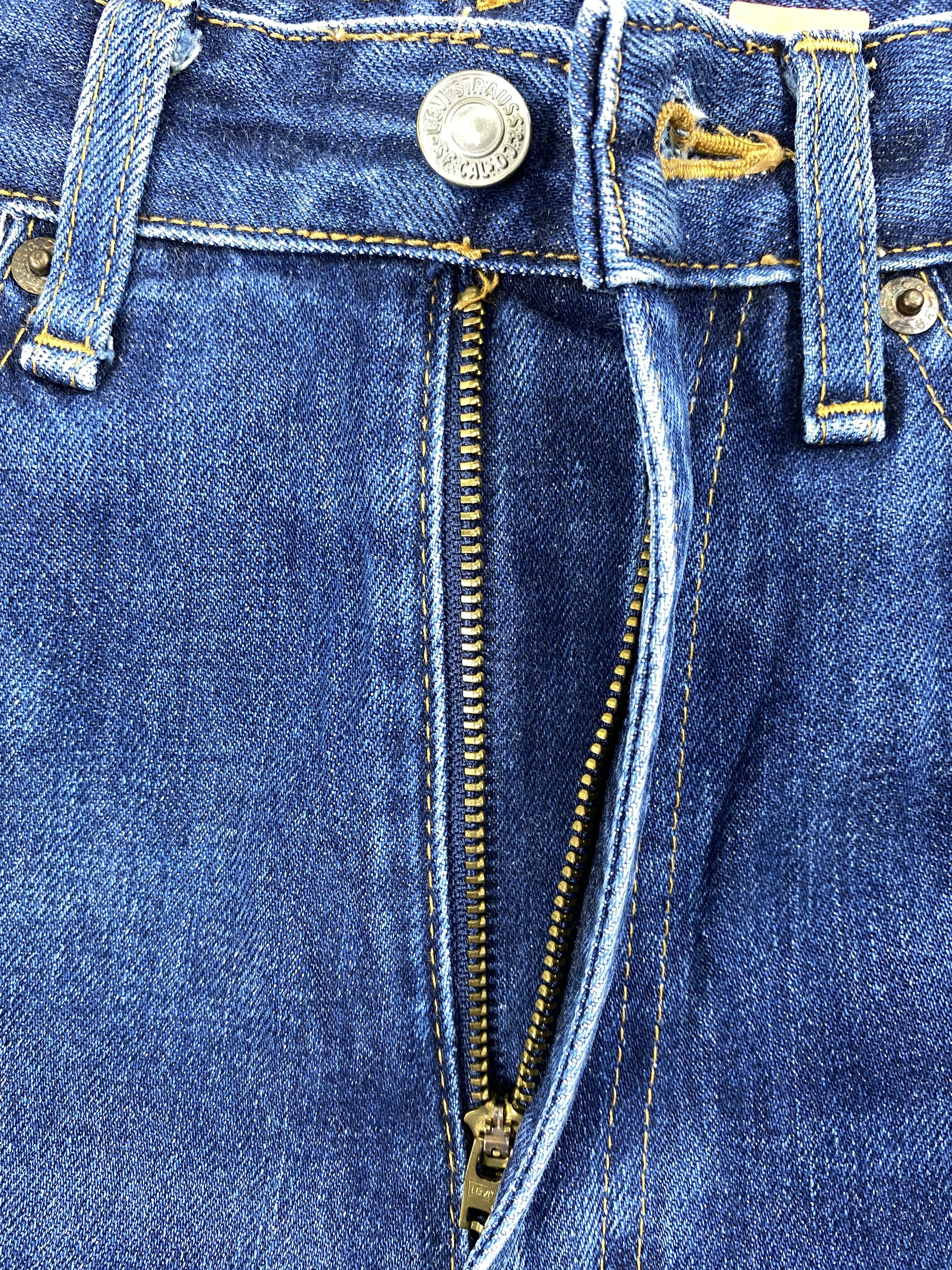Levi's Distressed Blue Vintage Levi's 626 27x27 Denim -SJ063 Size US 27 - 6 Thumbnail