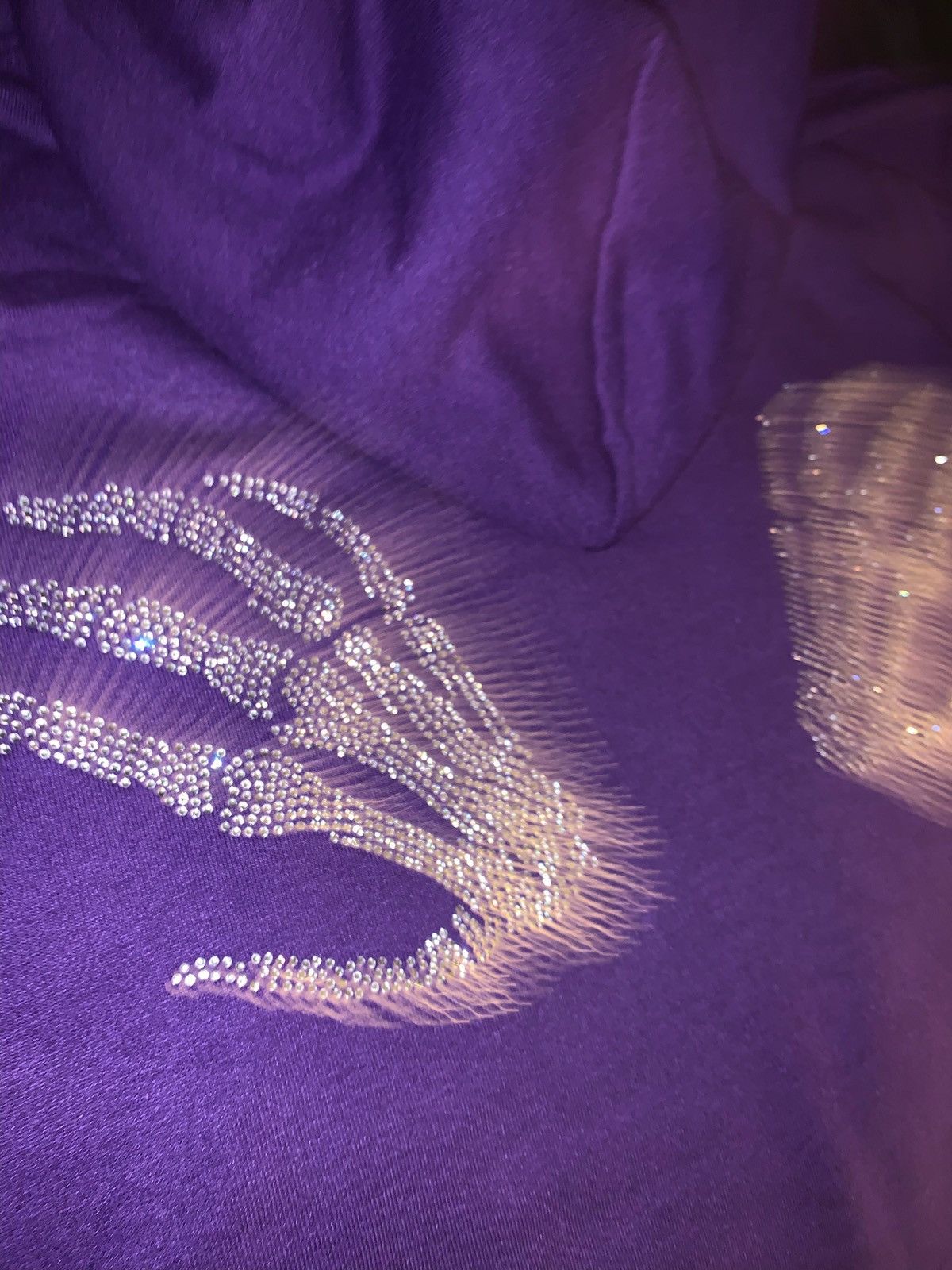 Other Rhinestones Skeleton Vintage Hoodie Size US XL / EU 56 / 4 - 3 Thumbnail