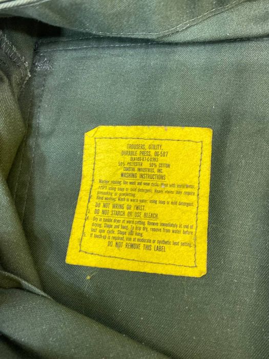 Vintage vintage us army og-507 pants ideal zipper | Grailed