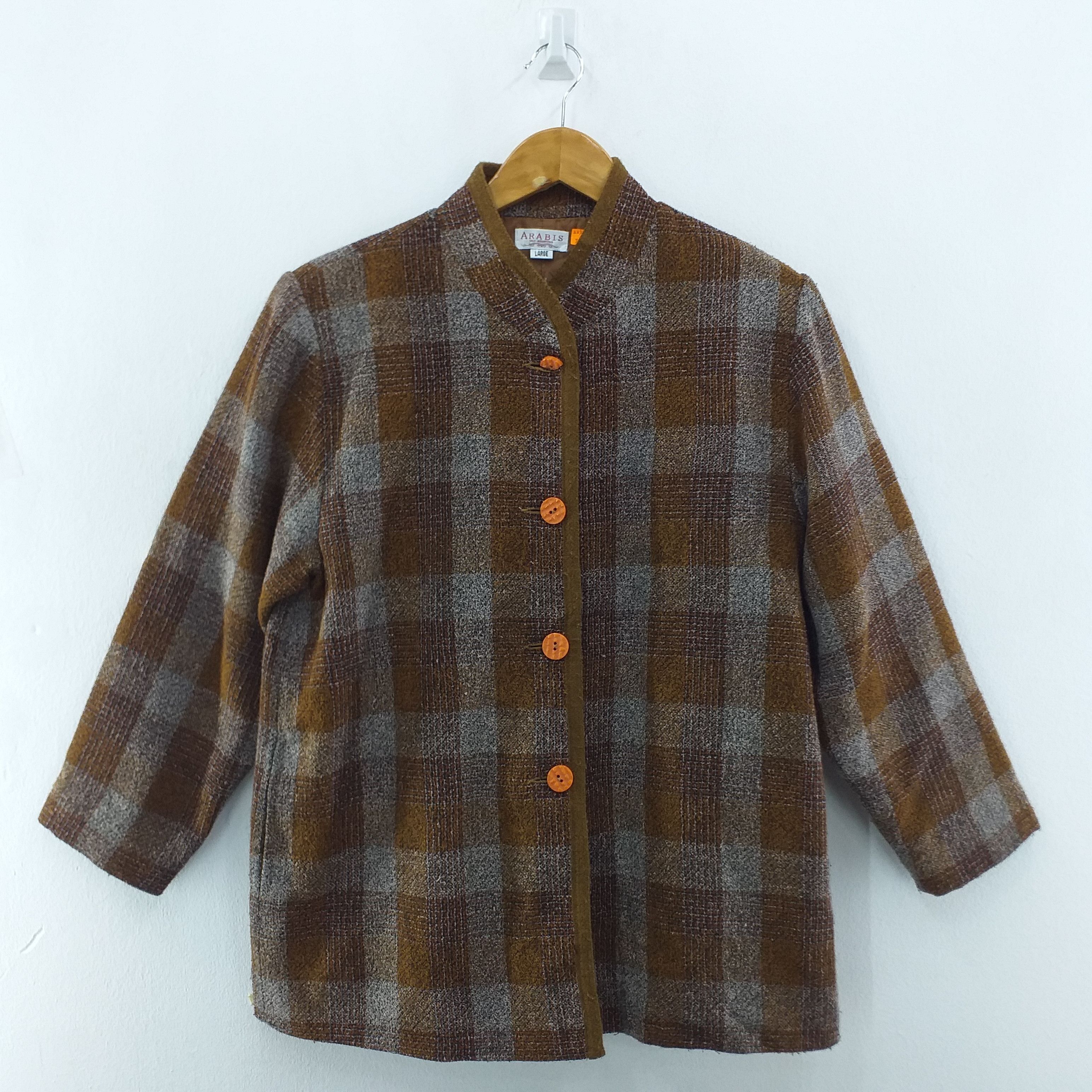 Japanese Brand × Streetwear × Vintage Vintage Arabis Checkered Jacket ...