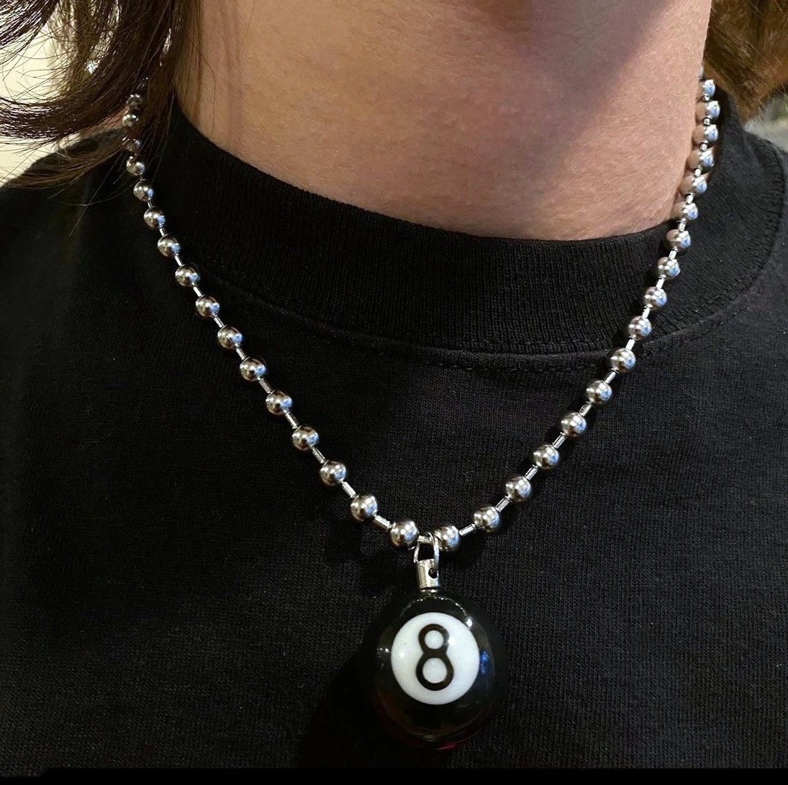 Jewelry Eight Ball Necklace Size ONE SIZE - 2 Thumbnail