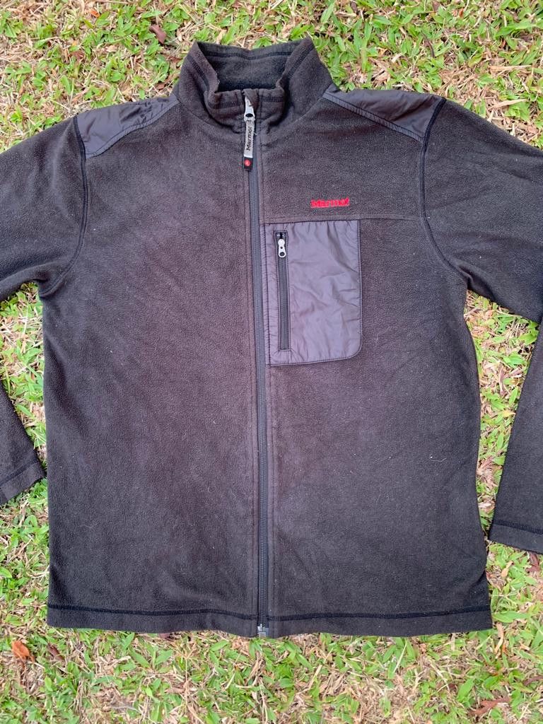 Japanese Brand × Vintage Marmot zipper Fleece Jacket Size US L / EU 52-54 / 3 - 6 Thumbnail