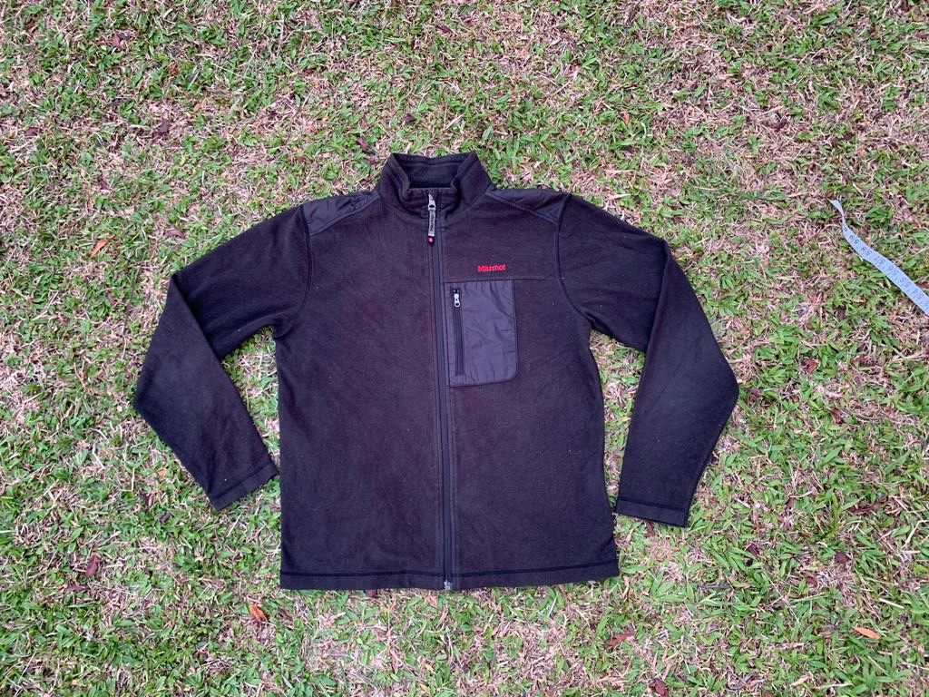 Japanese Brand × Vintage Marmot zipper Fleece Jacket Size US L / EU 52-54 / 3 - 3 Thumbnail