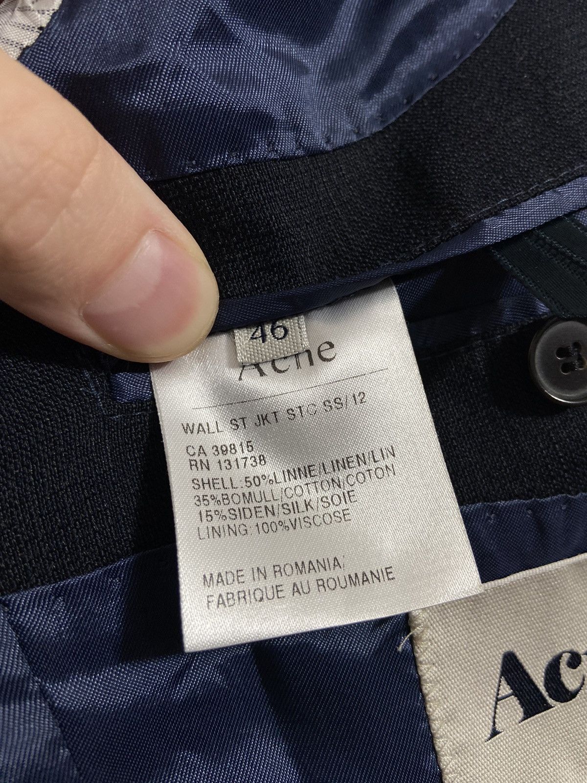 Acne Studios Acne Studios Blazer Size L / US 10 / IT 46 - 14 Thumbnail