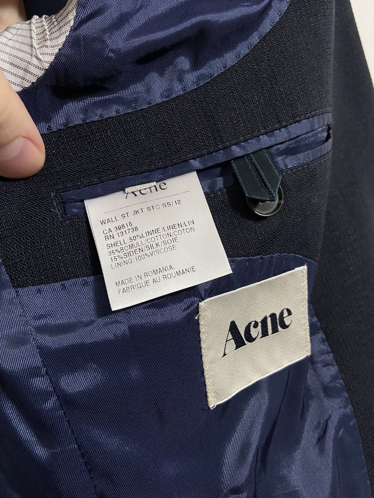 Acne Studios Acne Studios Blazer Size L / US 10 / IT 46 - 13 Thumbnail
