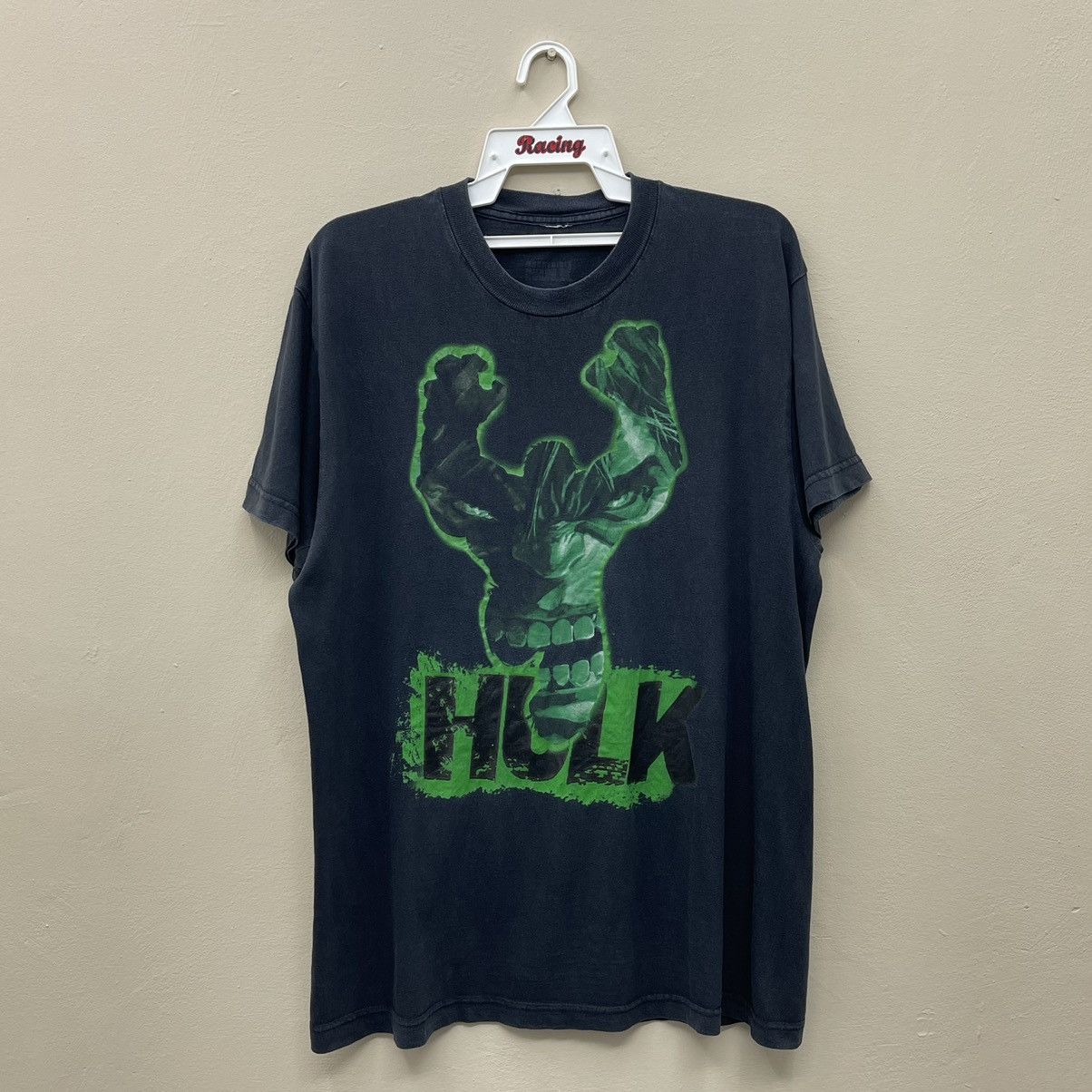 Marvel Comics Vintage The Incredible Hulk Movie Promo T-Shirt Big Print Size US L / EU 52-54 / 3 - 1 Thumbnail