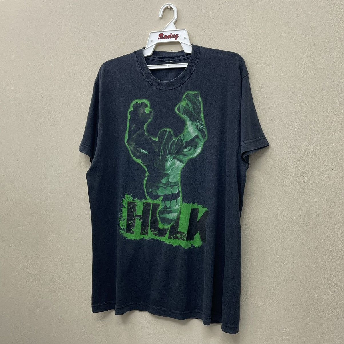 Marvel Comics Vintage The Incredible Hulk Movie Promo T-Shirt Big Print Size US L / EU 52-54 / 3 - 4 Thumbnail