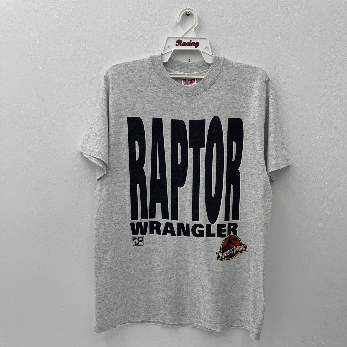Other × Vintage Jurassic Park Raptor Wrangler Vintage 90s T-Shirt Size US L / EU 52-54 / 3 - 1 Thumbnail