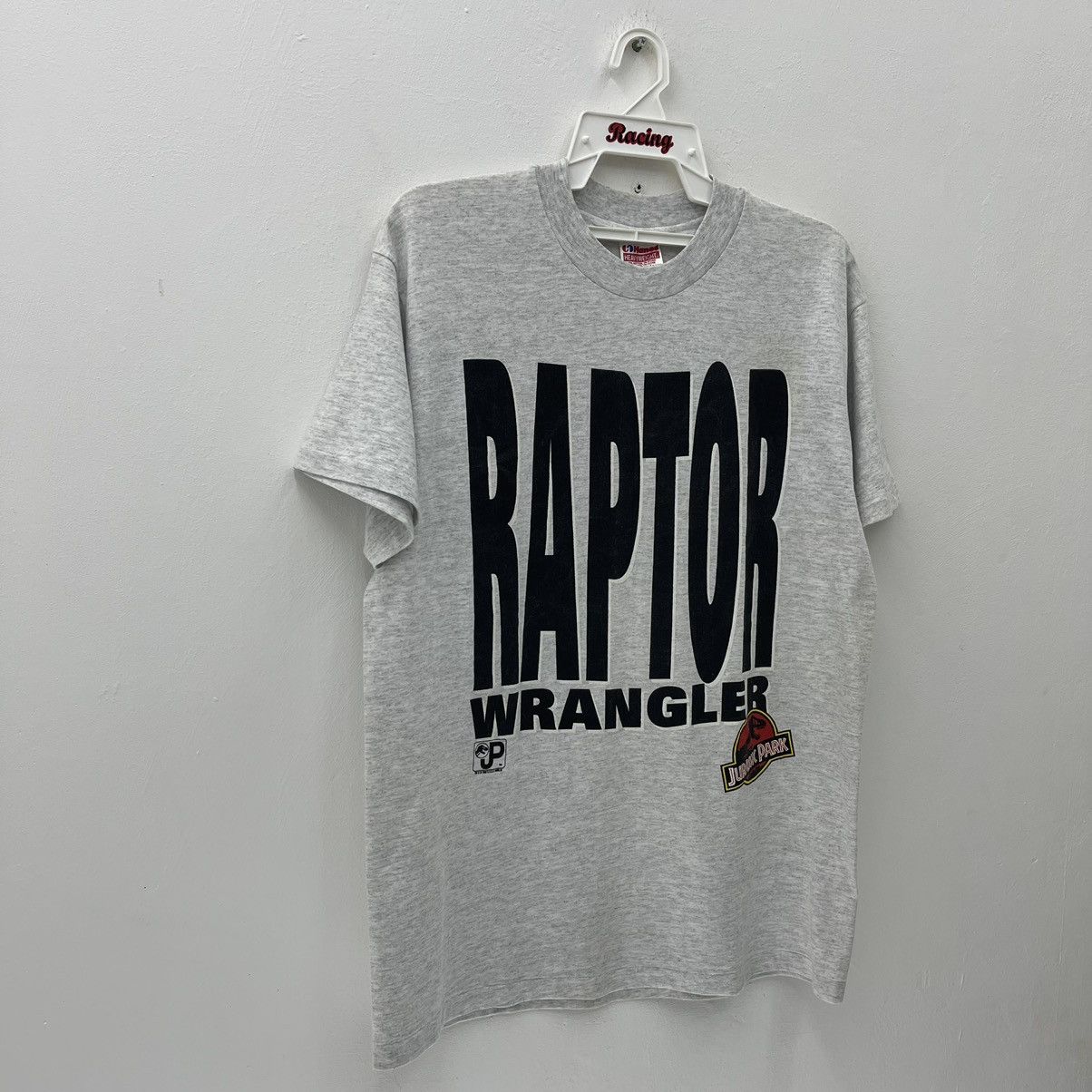 Other × Vintage Jurassic Park Raptor Wrangler Vintage 90s T-Shirt Size US L / EU 52-54 / 3 - 4 Thumbnail