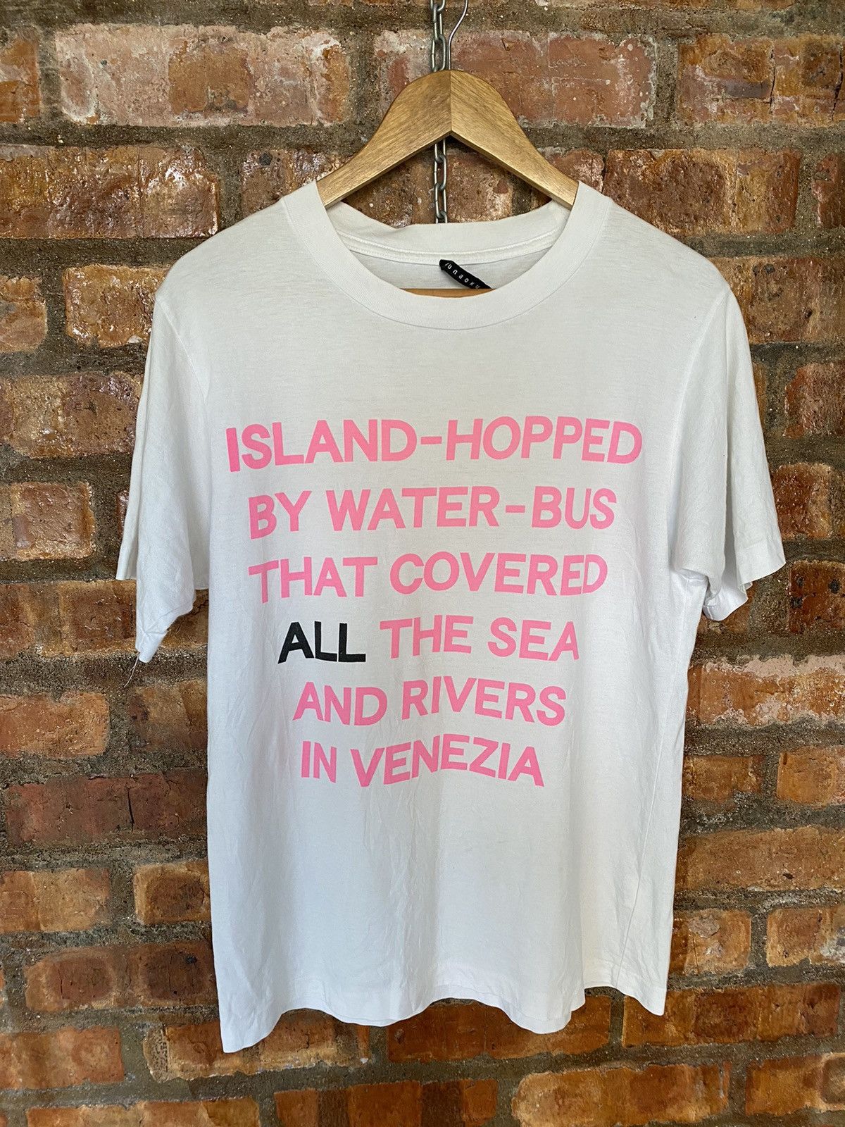 Issey Miyake 90s Issey miyake sunao kuwahara venezia poem tee Size US M / EU 48-50 / 2 - 2 Thumbnail