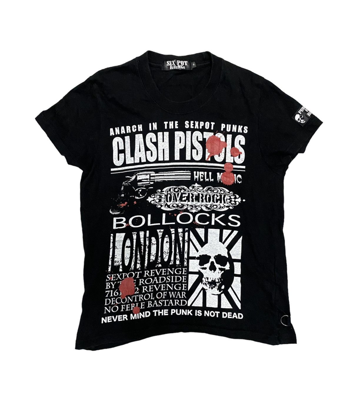 20471120 Sex Pot Revenge Japan Clash Pistol chaos punk tee Size S / US 4 / IT 40 - 1 Thumbnail