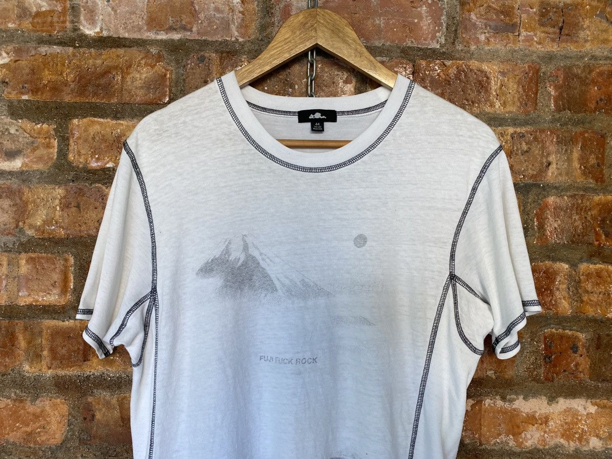 Japanese Brand × Lad Musician 90s Fuji FUCK Rock Black rose contra stitch tee Size US M / EU 48-50 / 2 - 3 Thumbnail