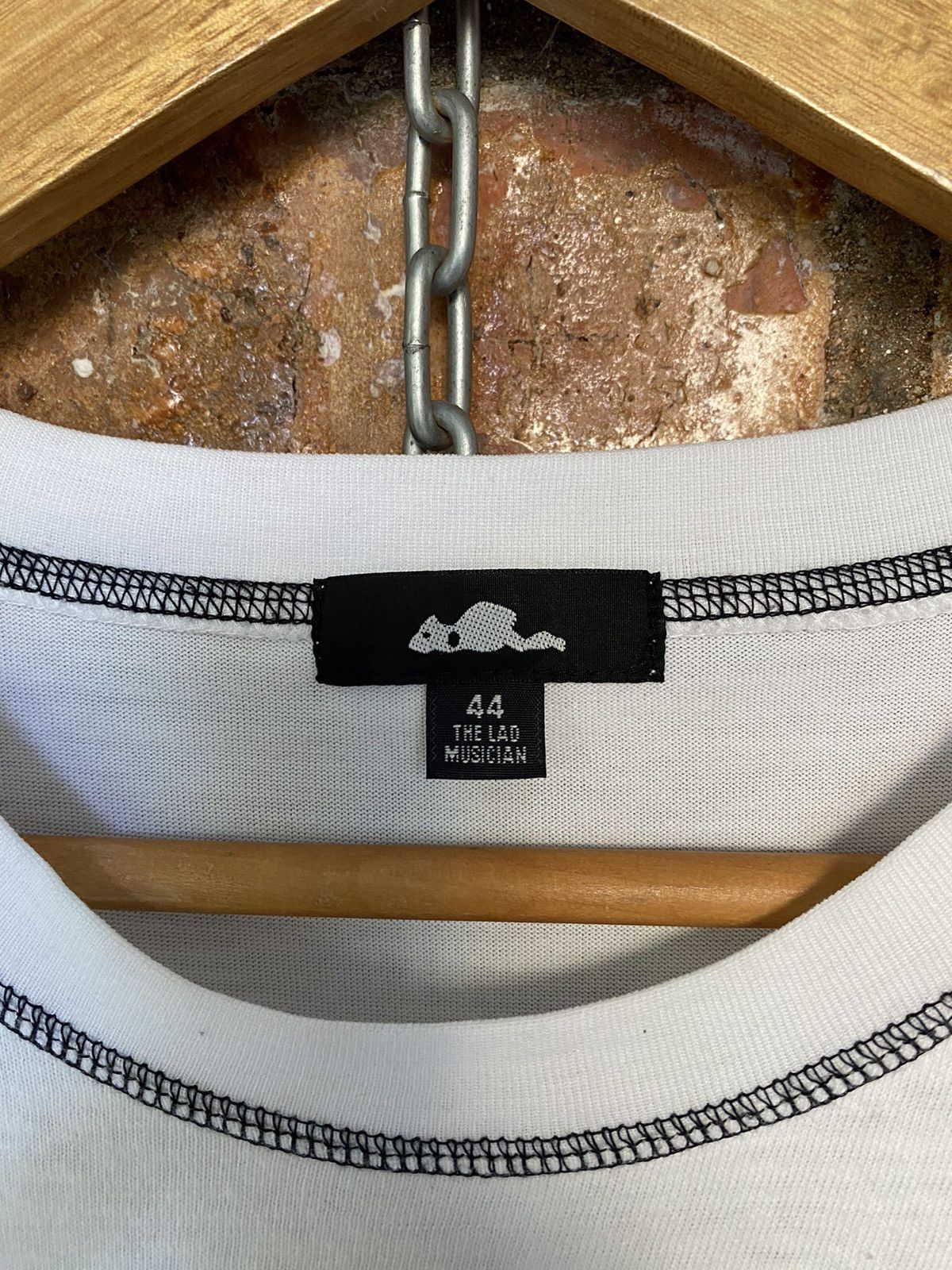 Japanese Brand × Lad Musician 90s Fuji FUCK Rock Black rose contra stitch tee Size US M / EU 48-50 / 2 - 11 Thumbnail