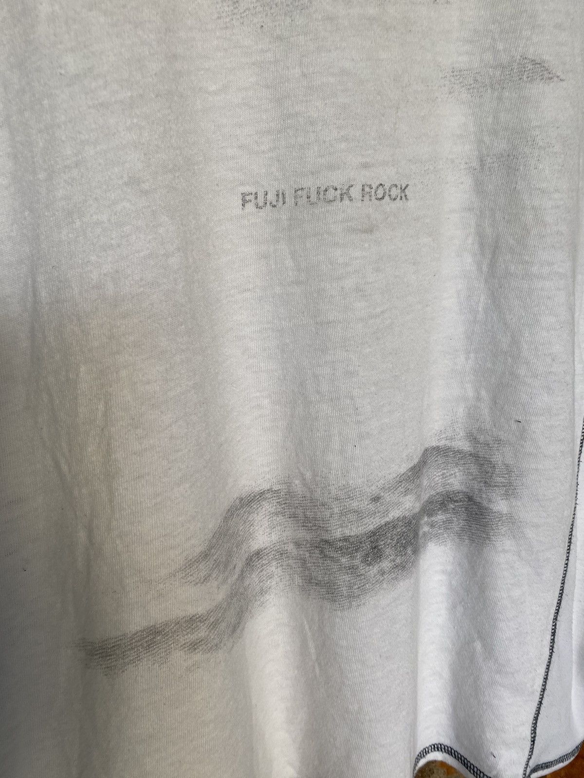 Japanese Brand × Lad Musician 90s Fuji FUCK Rock Black rose contra stitch tee Size US M / EU 48-50 / 2 - 7 Thumbnail