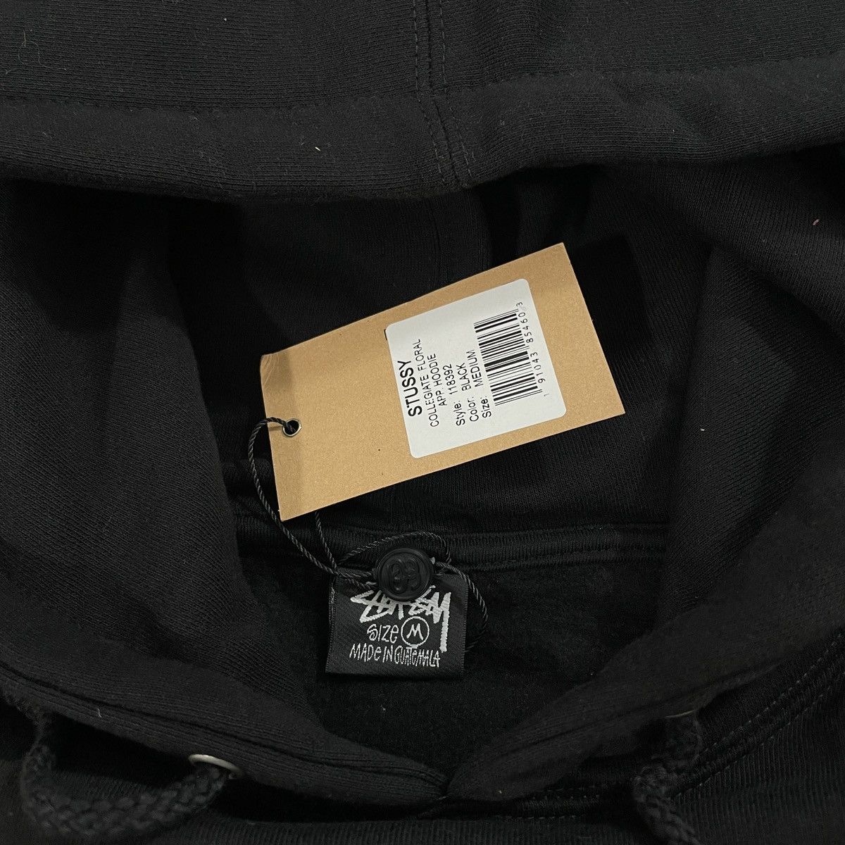 Stussy STUSSY FLORAL HOODIE BLACK // MEDIUM Size US M / EU 48-50 / 2 - 5 Thumbnail