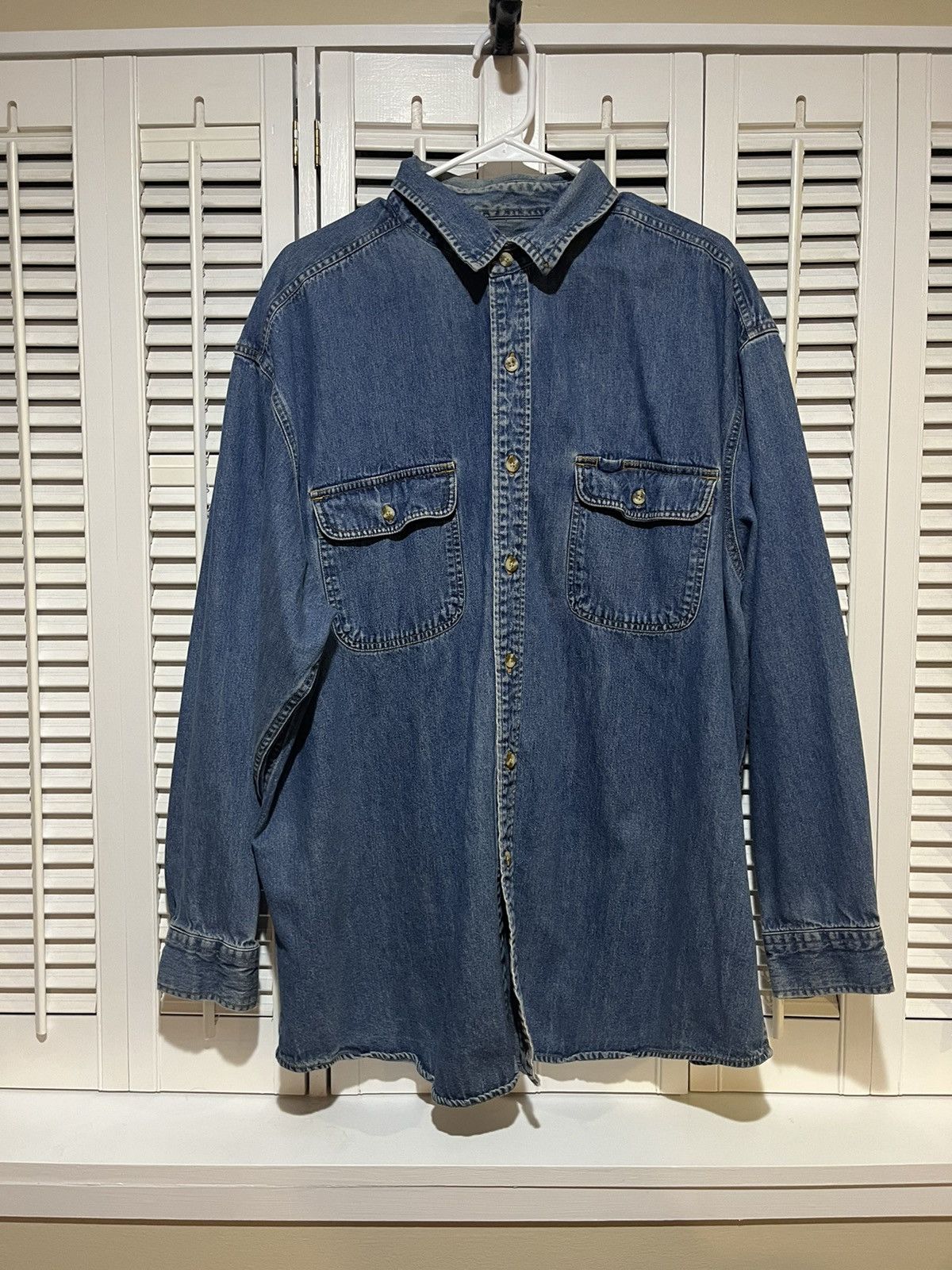 Vintage Vintage Big Mac Denim Shirt Size US XXL / EU 58 / 5 - 1 Thumbnail