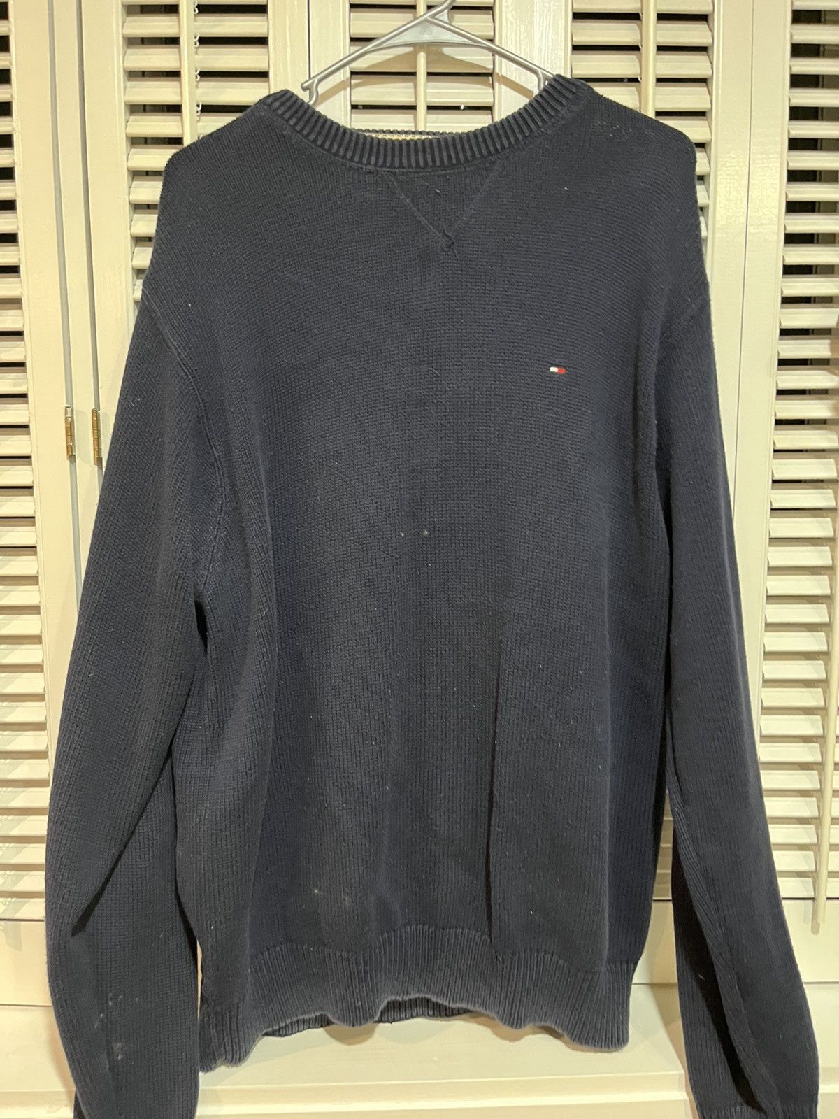 Tommy Hilfiger × Vintage y2k Tommy Hilfiger Knit Sweater Size US L / EU 52-54 / 3 - 1 Thumbnail