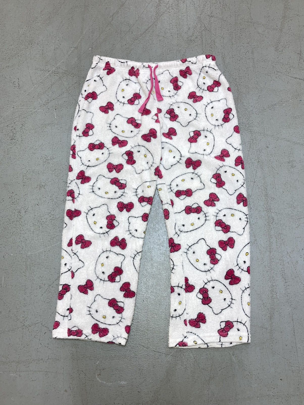 SUPER CUTE HELLO KITTY WHITE PAJAMA PANTS