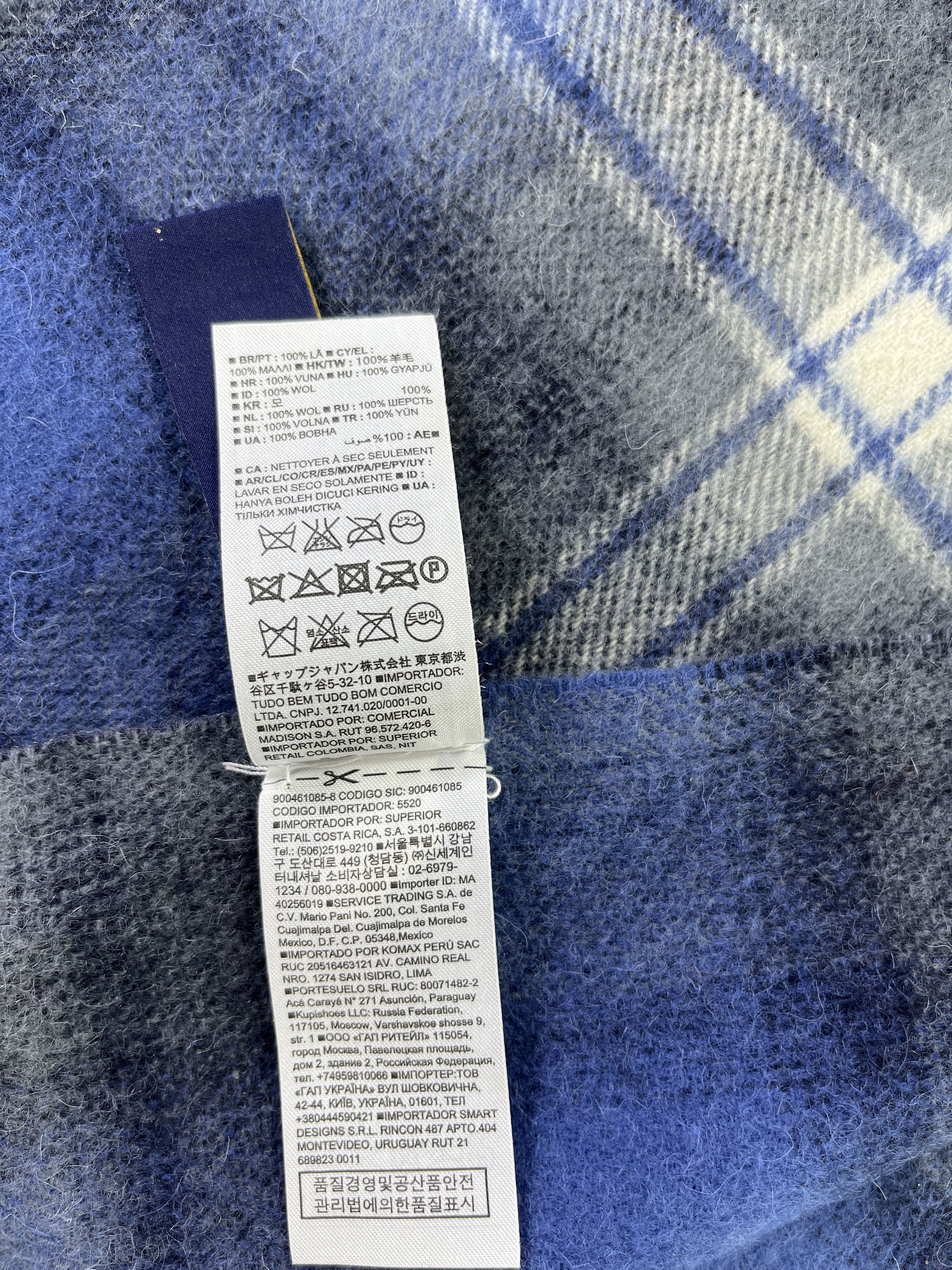 Gap × Pendleton × Vintage GAP + PENDLETON SCARVES / MUFFLER / NECKWEAR T359 Size ONE SIZE - 8 Thumbnail