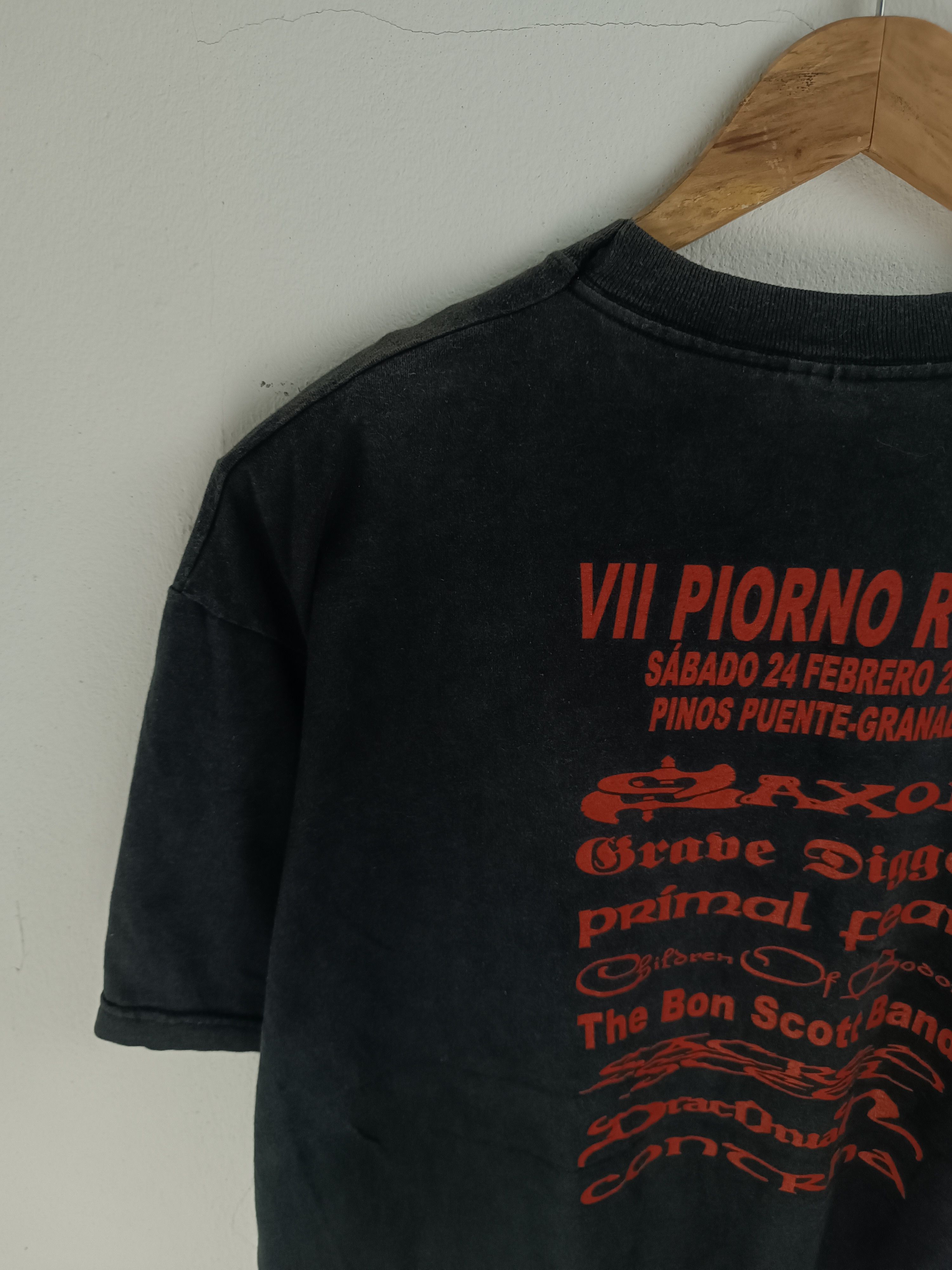 Vintage VINTAGE 2001 PIORNO VII ROCK FEST (saxon children of bodom) Size US L / EU 52-54 / 3 - 11 Thumbnail