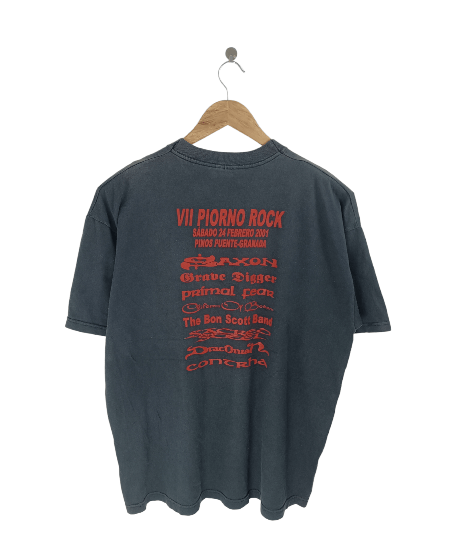Vintage VINTAGE 2001 PIORNO VII ROCK FEST (saxon children of bodom) Size US L / EU 52-54 / 3 - 2 Thumbnail