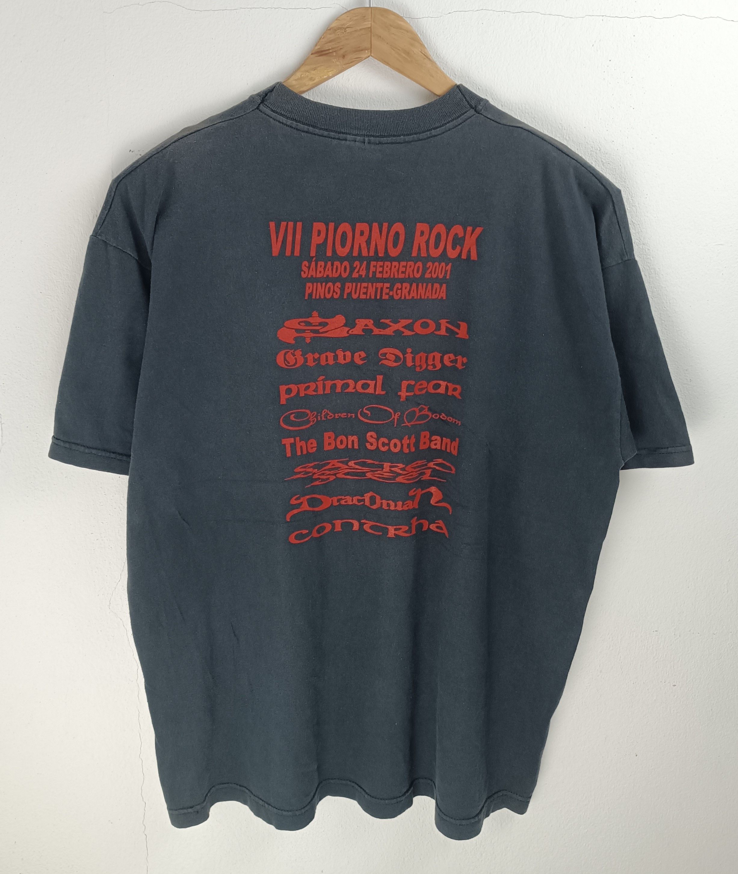 Vintage VINTAGE 2001 PIORNO VII ROCK FEST (saxon children of bodom) Size US L / EU 52-54 / 3 - 4 Thumbnail