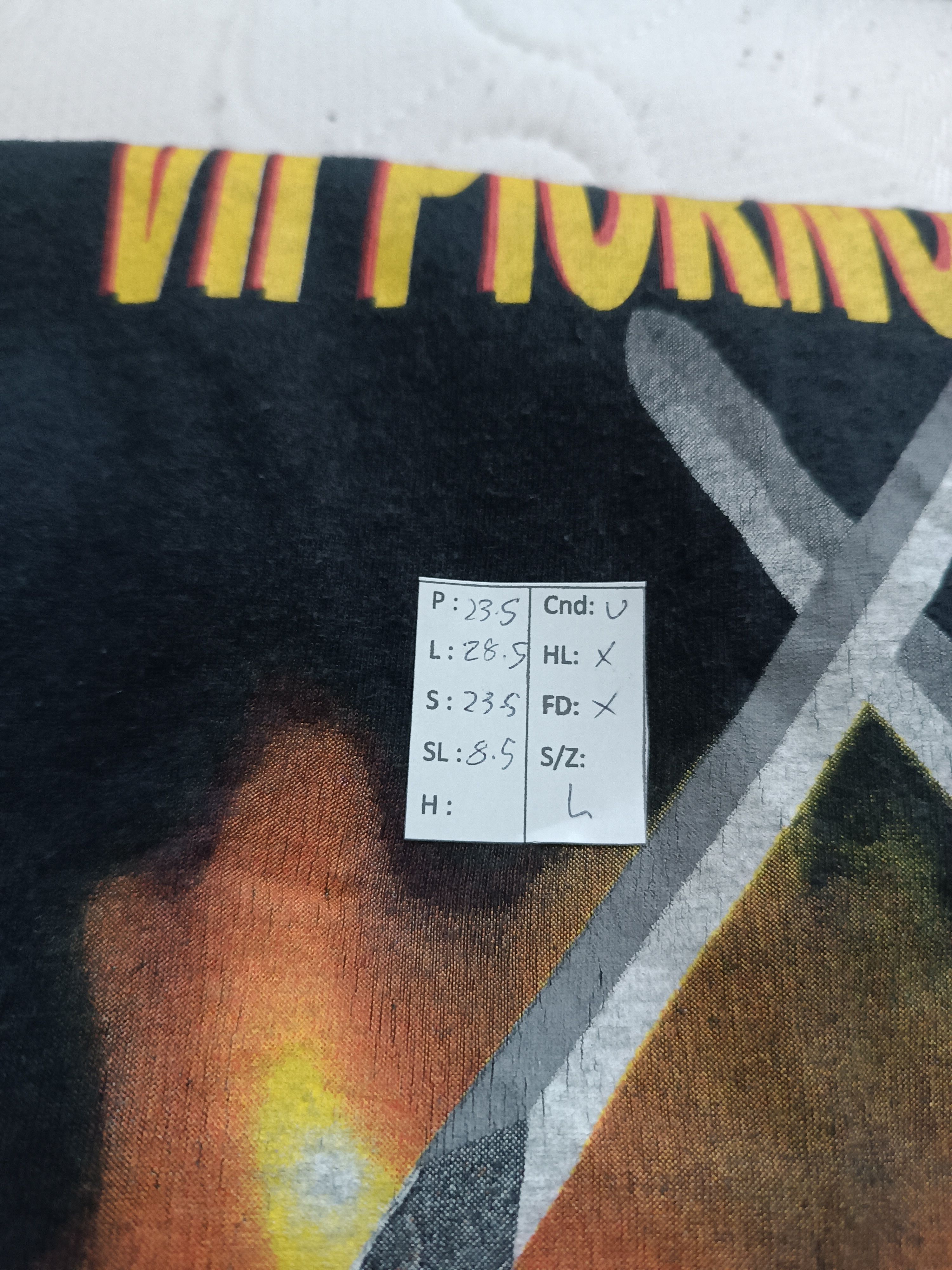 Vintage VINTAGE 2001 PIORNO VII ROCK FEST (saxon children of bodom) Size US L / EU 52-54 / 3 - 14 Thumbnail