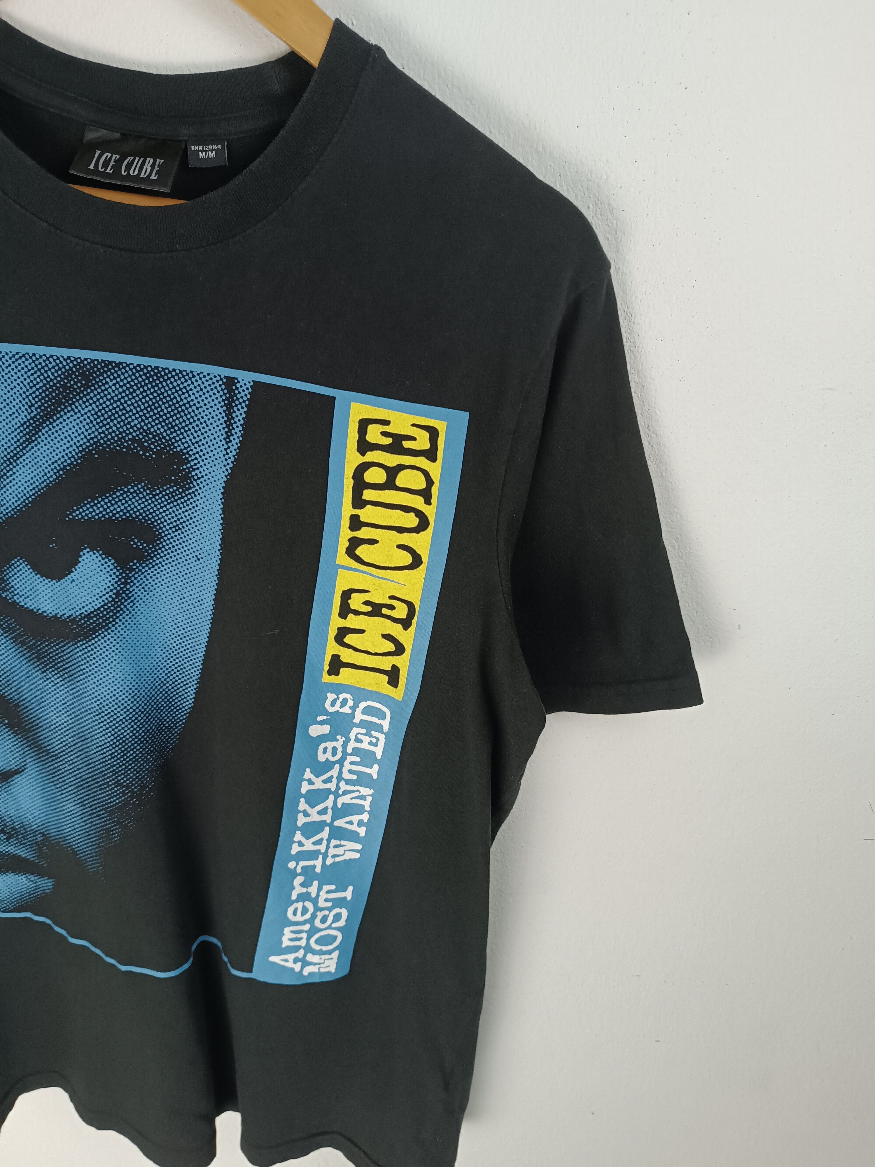 Rap Tees VINTAGE ICE CUBE "AMERIKKKA MOST WANTED" TEE nwa dre snoop Size US M / EU 48-50 / 2 - 9 Thumbnail